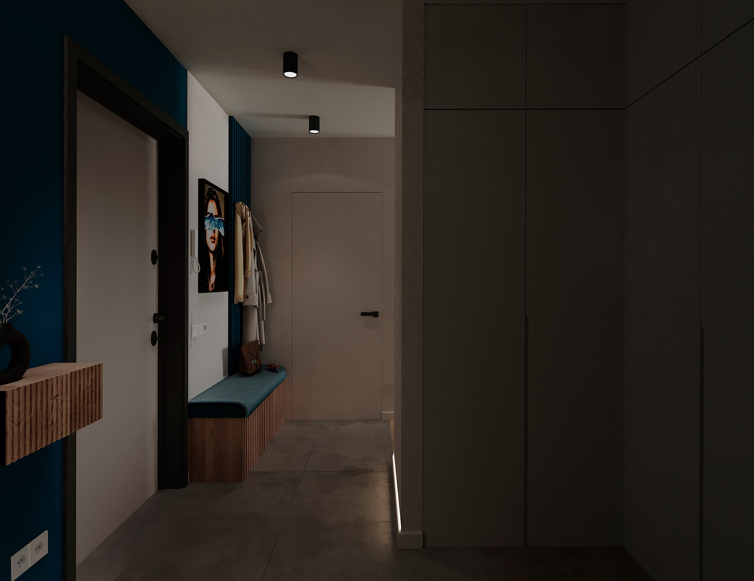 Современный интерьер с акцентами. Lina architector | Дизайн интерьера