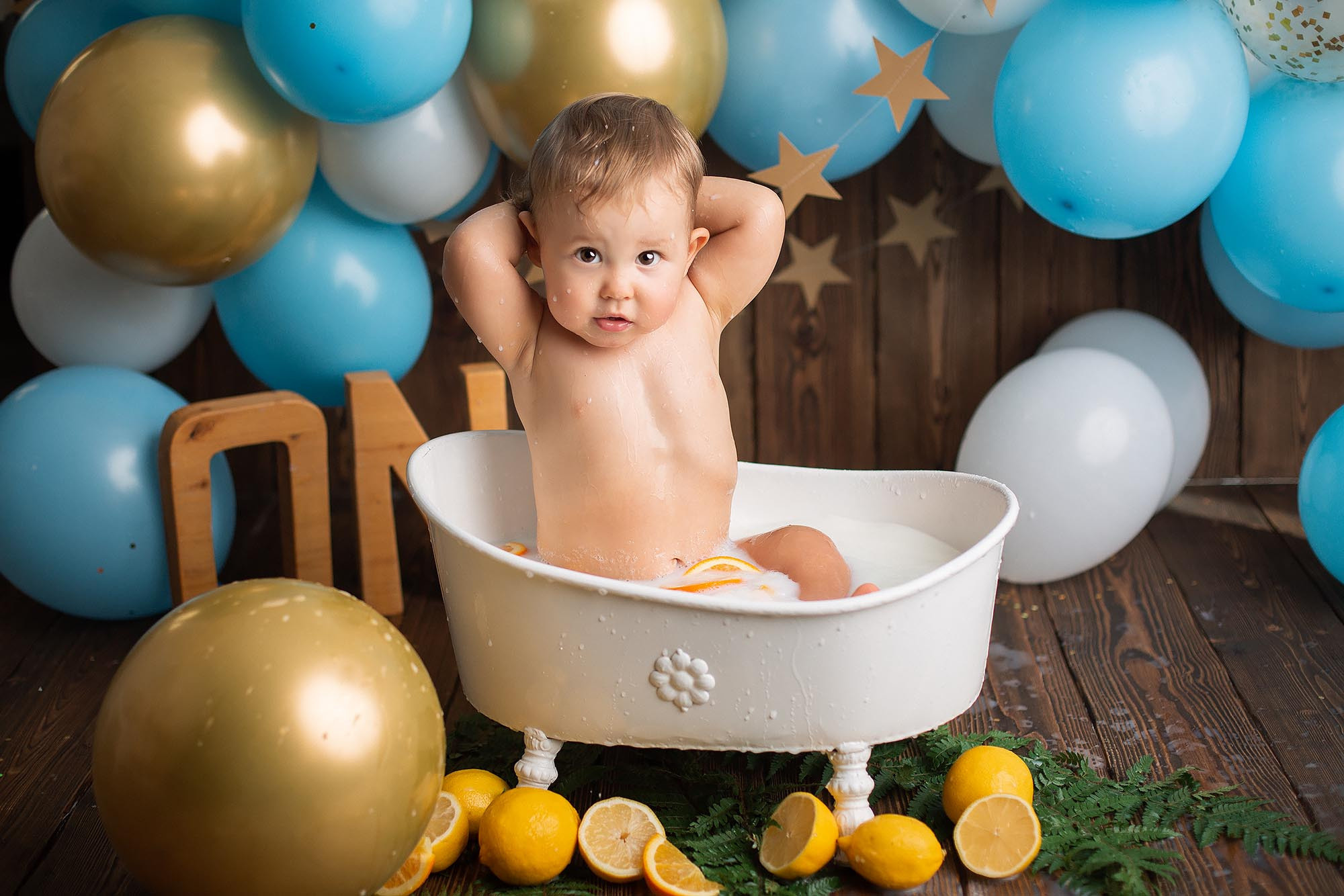 Стилизованная фотоссесия первого годика малыша. Семейный и детский фотограф в Сочи Наталья Вербицкая