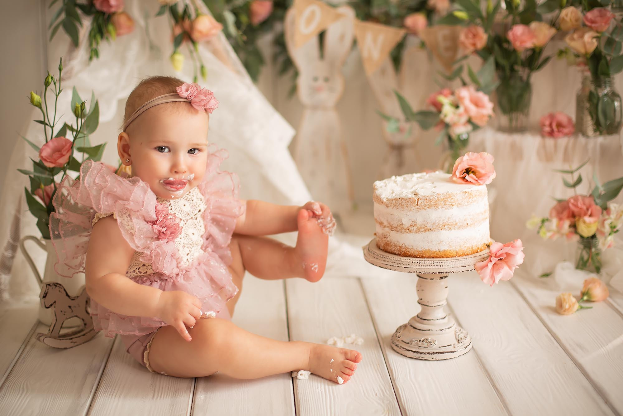 Стилизованная фотоссесия первого годика малыша. Семейный и детский фотограф в Сочи Наталья Вербицкая