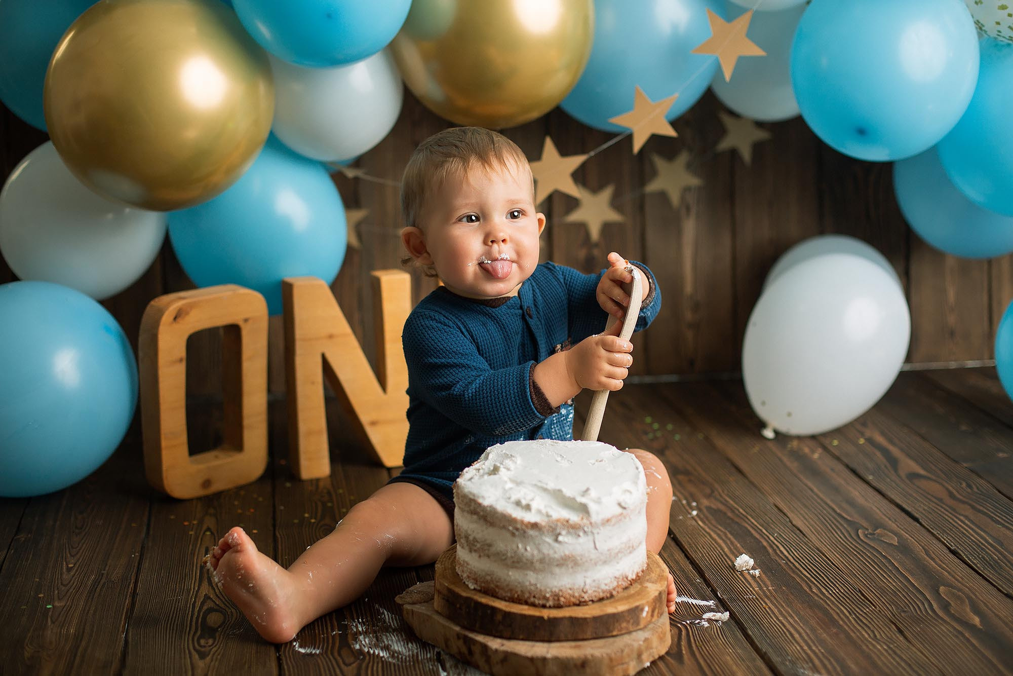 Стилизованная фотоссесия первого годика малыша. Семейный и детский фотограф в Сочи Наталья Вербицкая