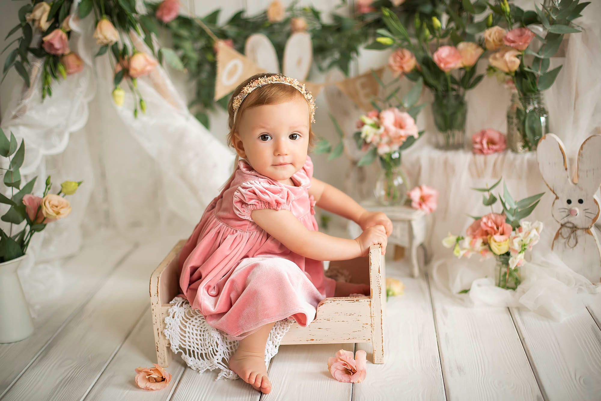 Стилизованная фотоссесия первого годика малыша. Семейный и детский фотограф в Сочи Наталья Вербицкая