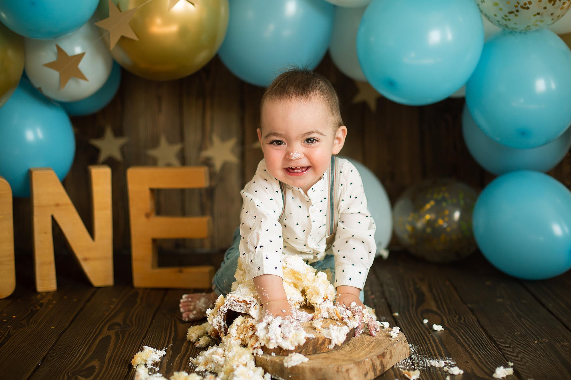 Стилизованная фотоссесия первого годика малыша. Семейный и детский фотограф в Сочи Наталья Вербицкая