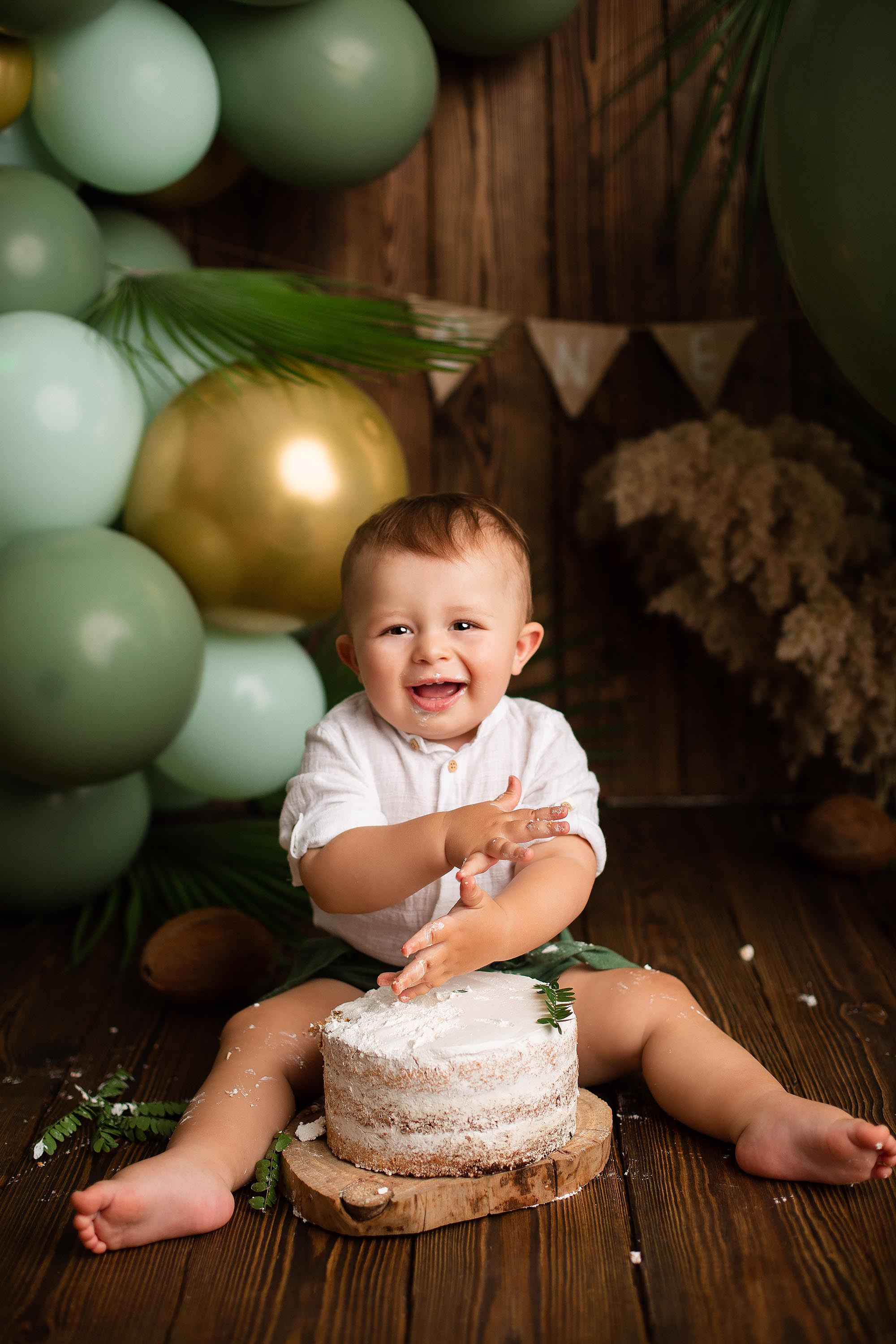 Стилизованная фотоссесия первого годика малыша. Семейный и детский фотограф в Сочи Наталья Вербицкая