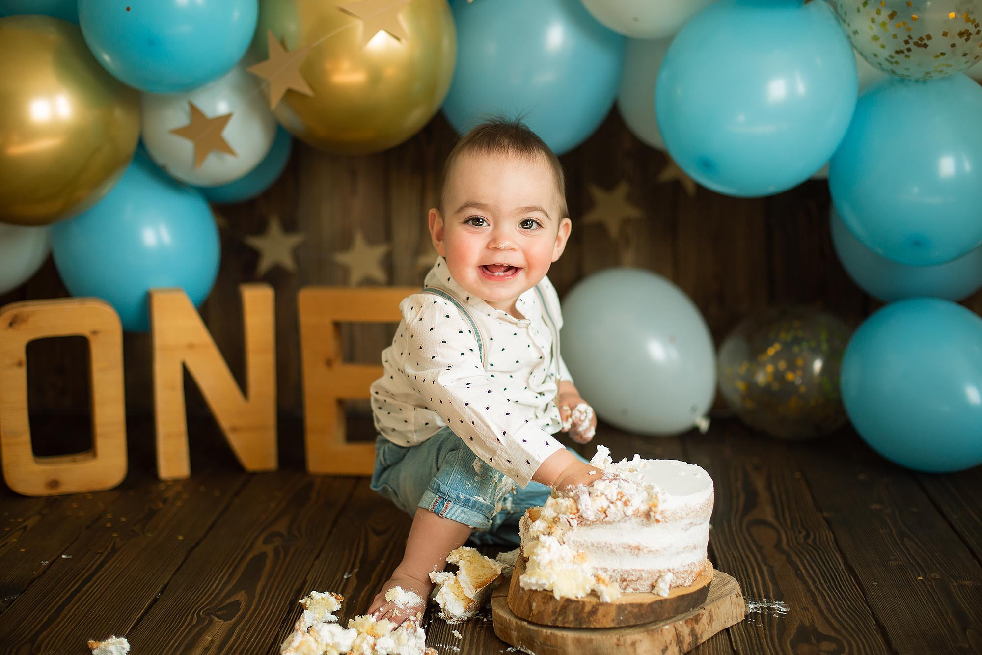 Стилизованная фотоссесия первого годика малыша. Семейный и детский фотограф в Сочи Наталья Вербицкая