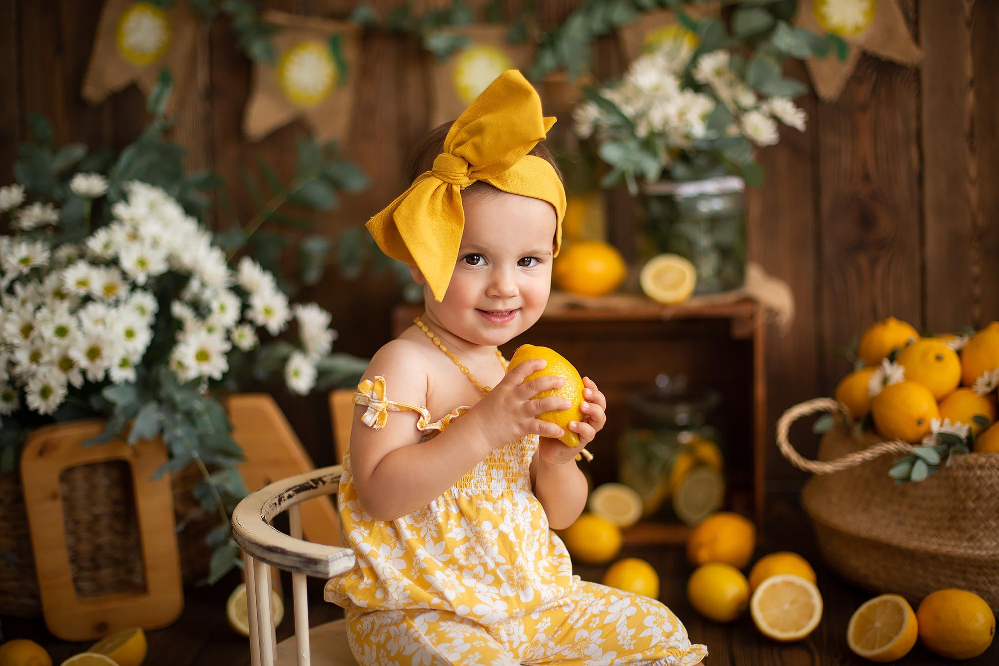 Стилизованная фотоссесия первого годика малыша. Семейный и детский фотограф в Сочи Наталья Вербицкая