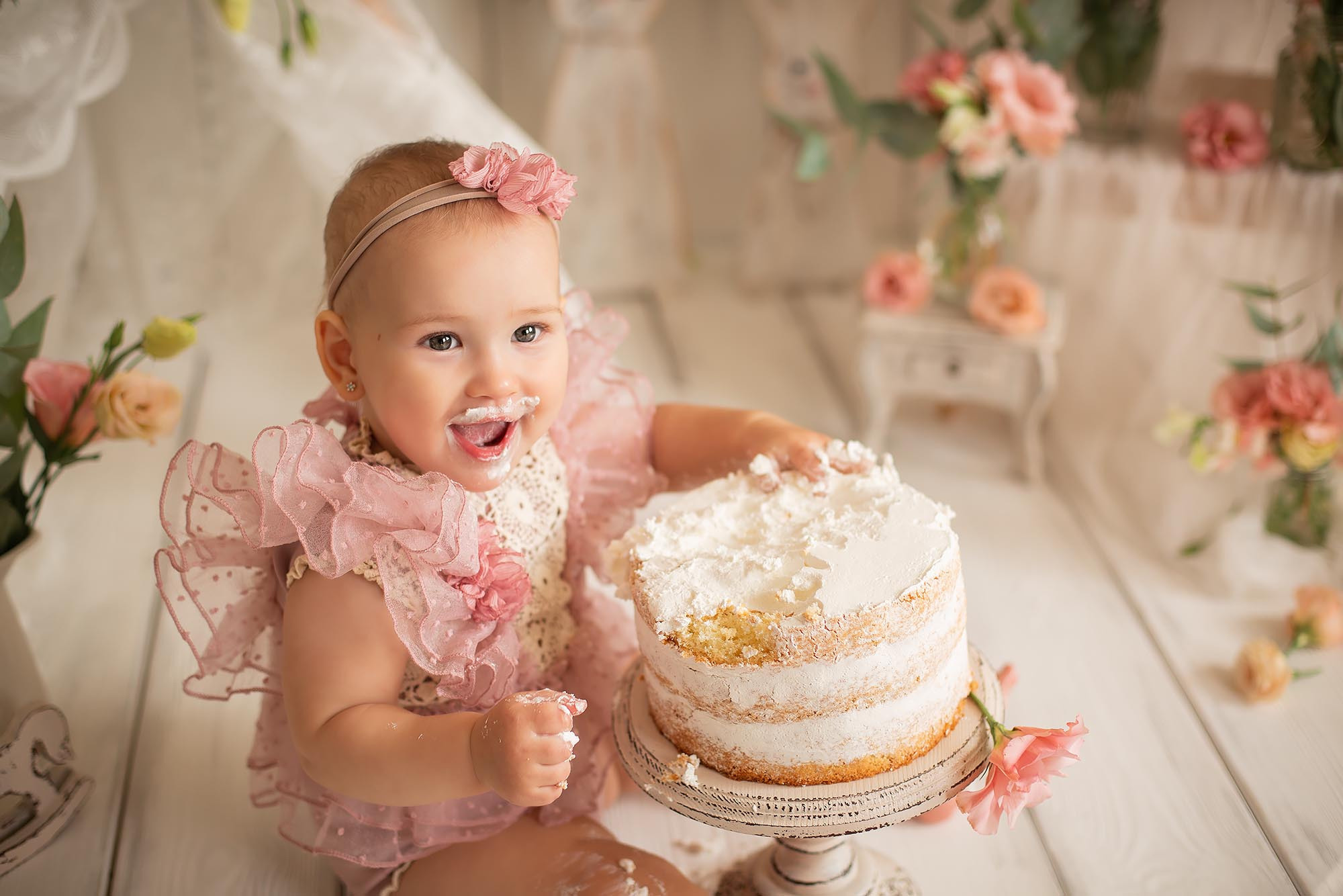 Стилизованная фотоссесия первого годика малыша. Семейный и детский фотограф в Сочи Наталья Вербицкая
