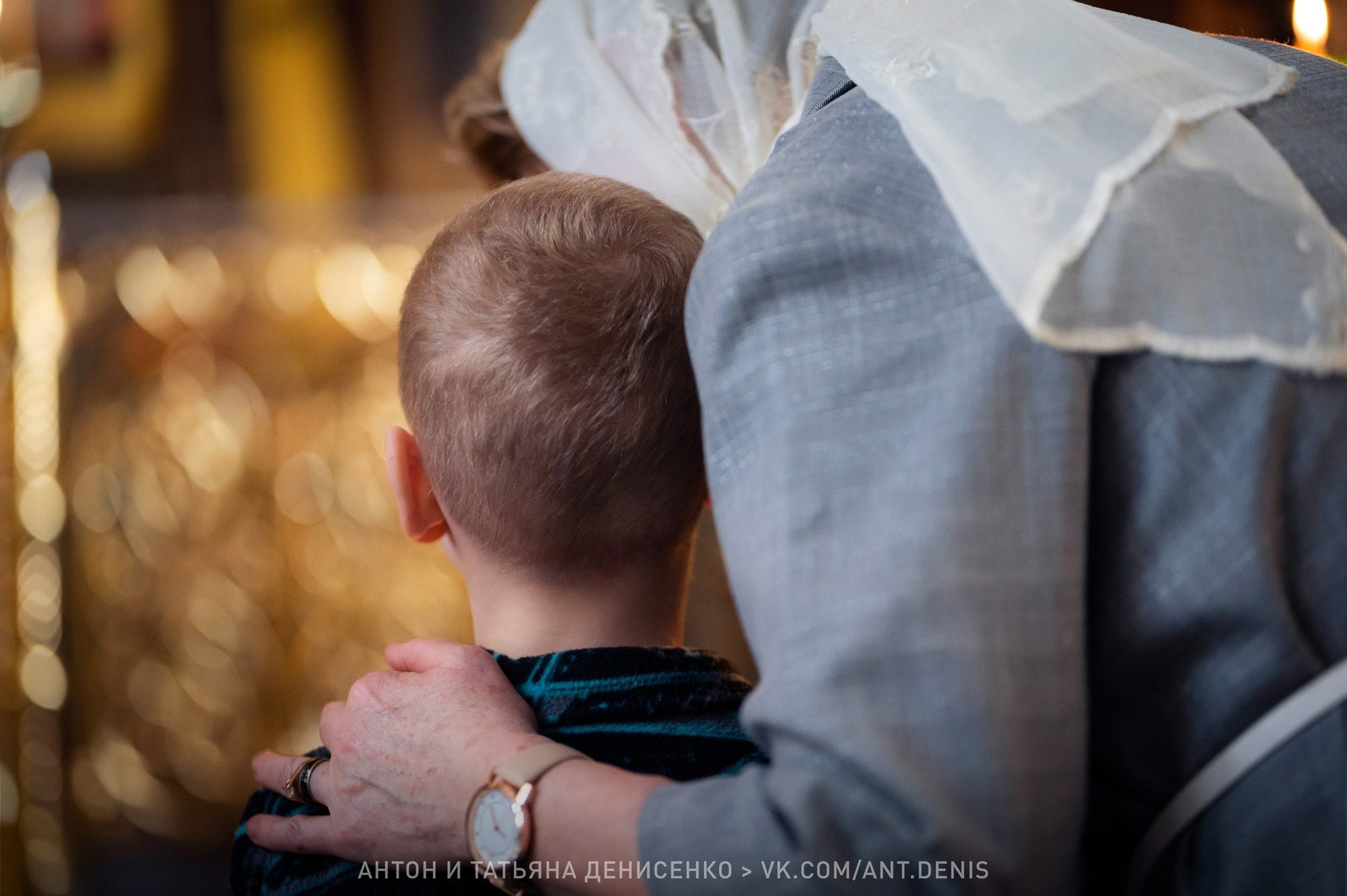 Антон и Татьяна Денисенко — В храме