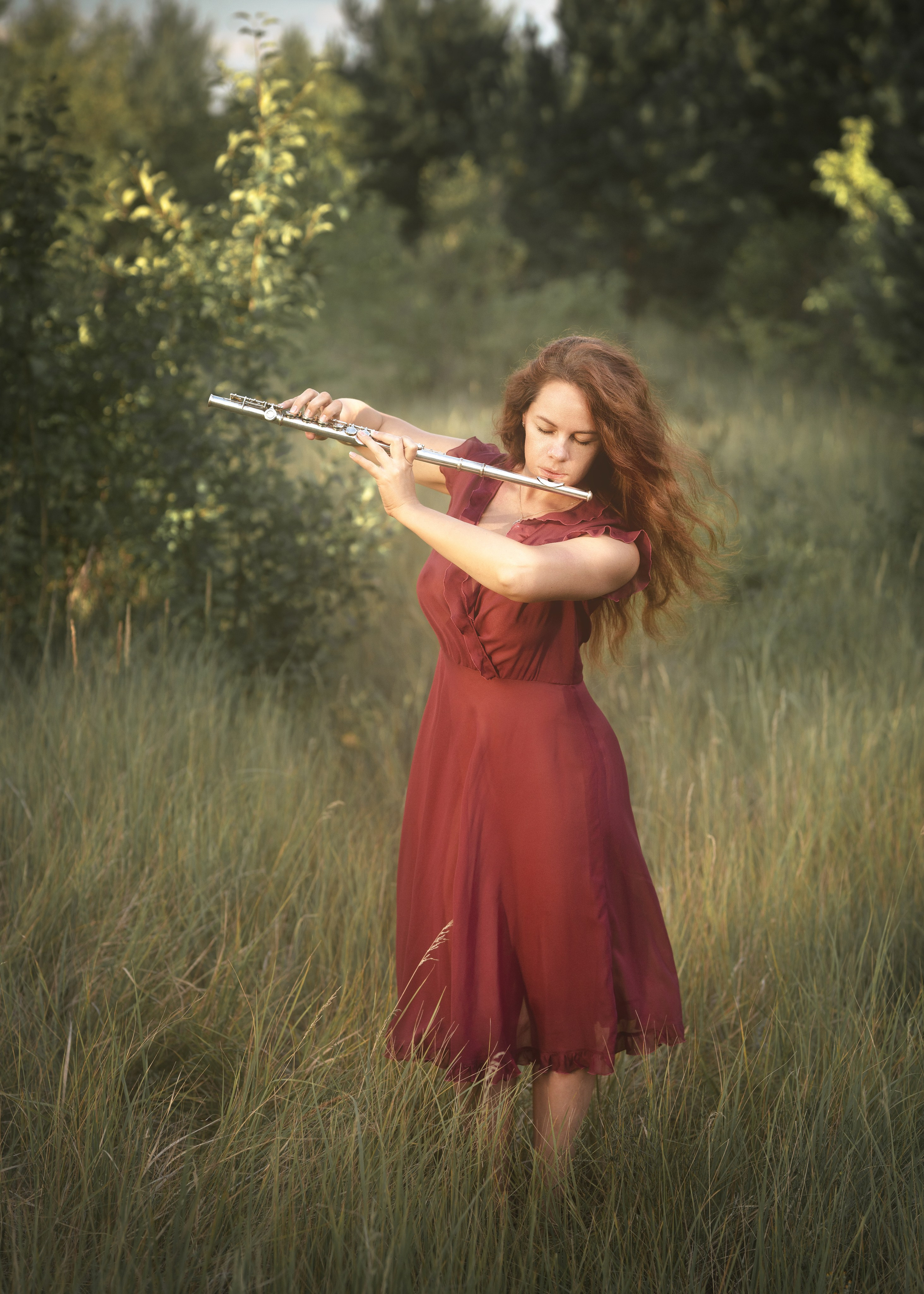 Genre portrait. Main