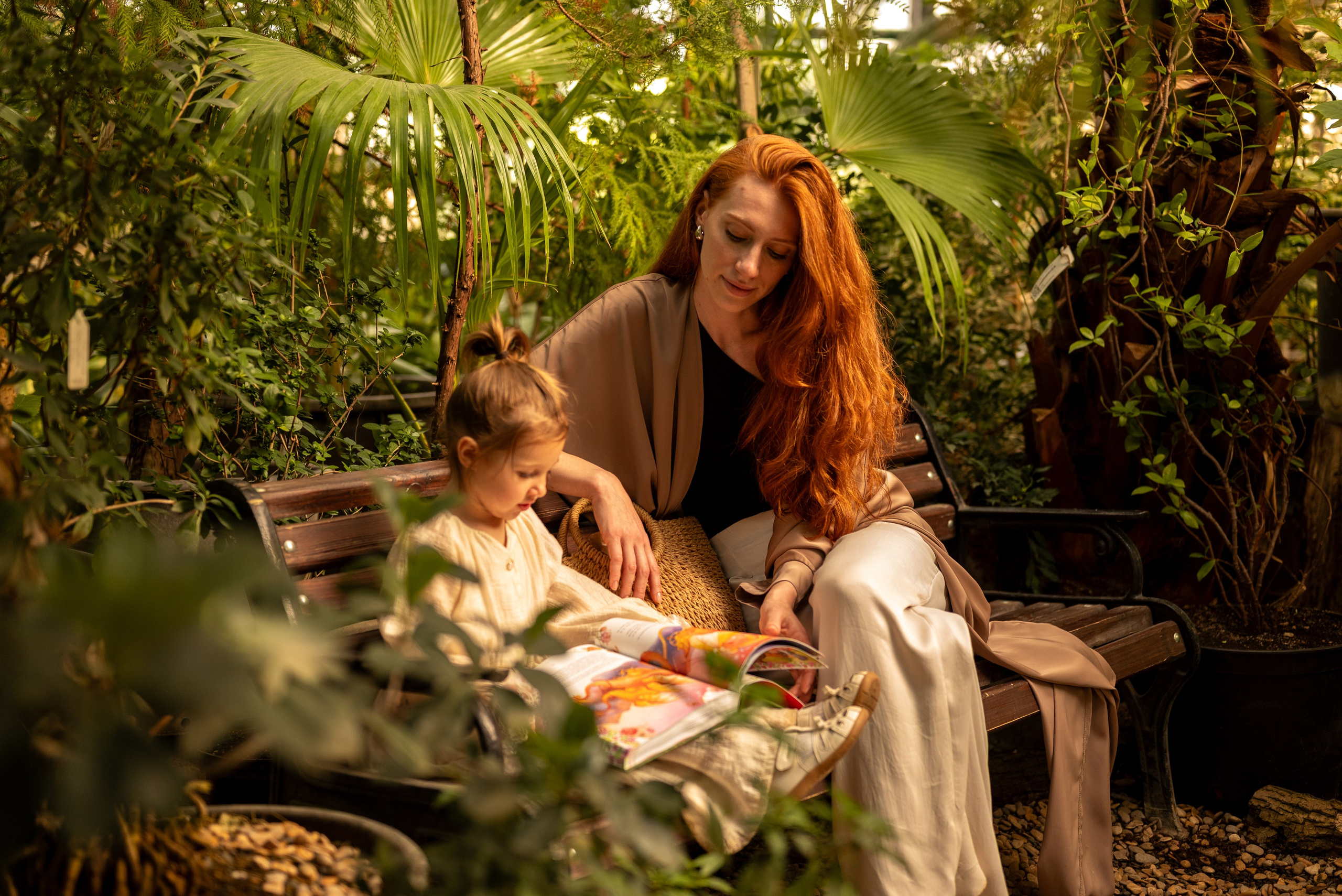 Маргарита и Кира. Ботанический сад. Семейный фотограф в Москве Дарья Пузикова