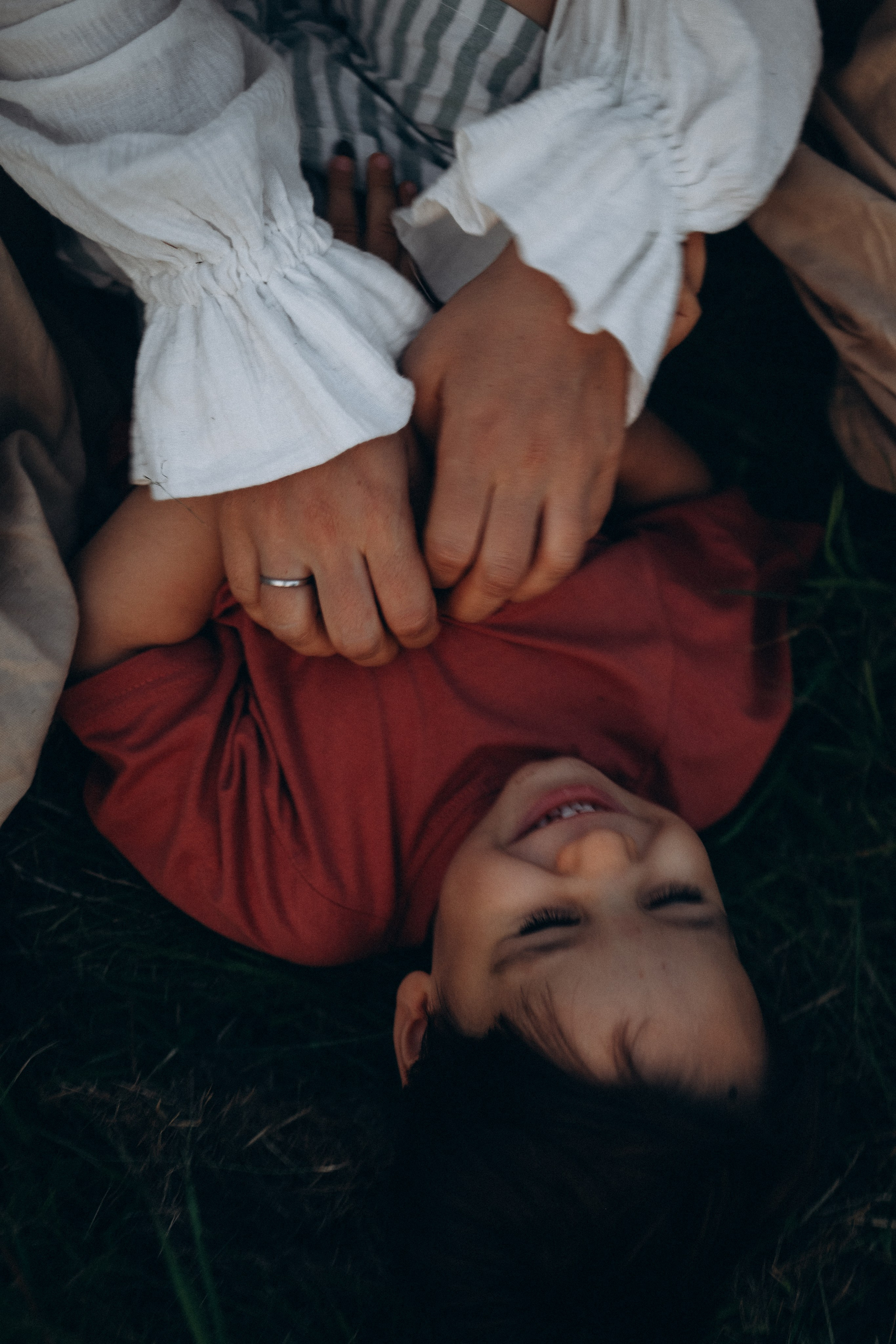 Игры на закате. Семейный фотограф в Москве Дарья Пузикова