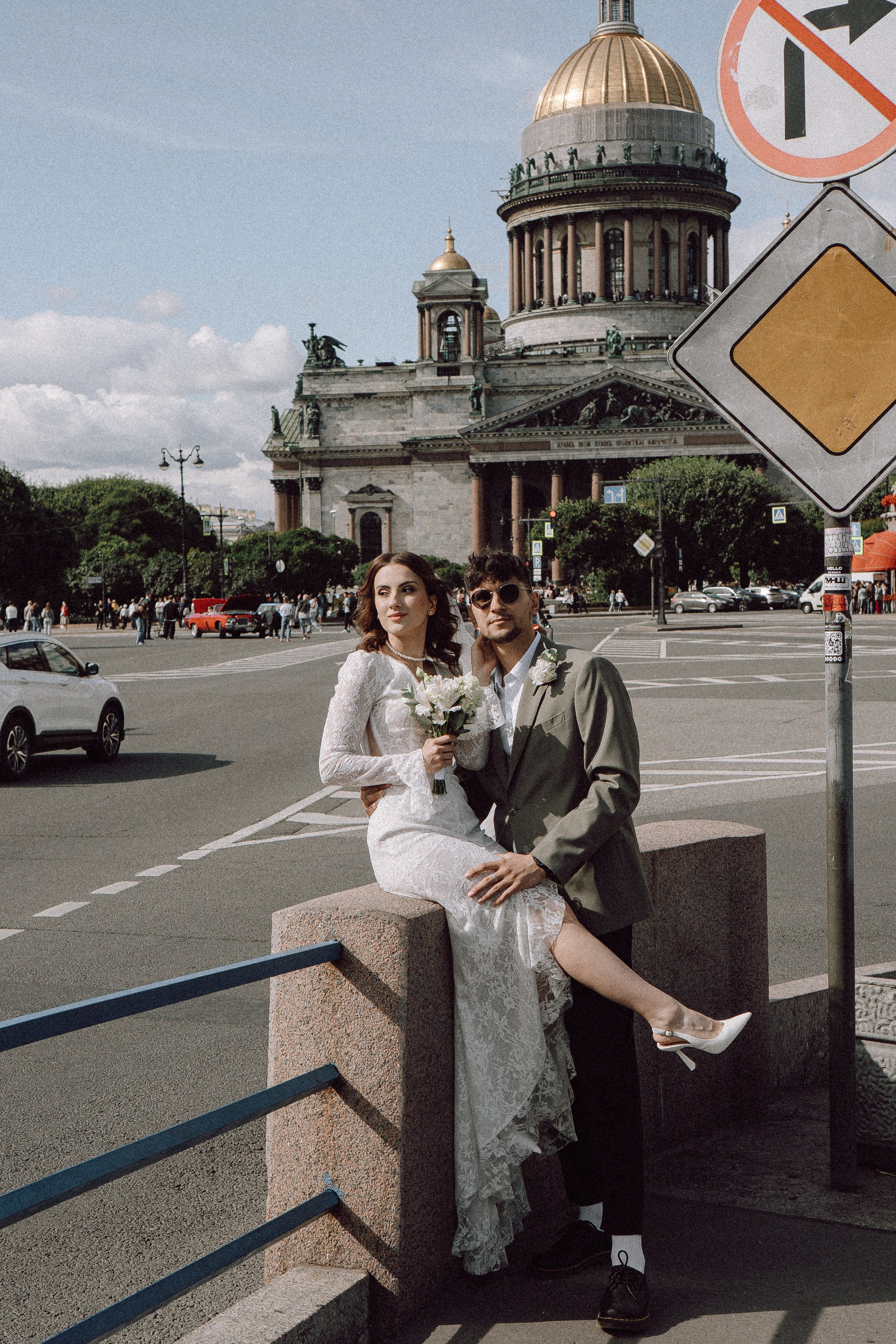 СВАДЕБНАЯ ПРОГУЛКА ВОЗЕ ИСАИКЕВСКОГО СОБОРА АСТОРИИ И ЗАКОНОДАЛЕТНОГО СОБРАНИЯ. Профессиональный фотограф, Санкт-Петербург — Виктория Богомолова