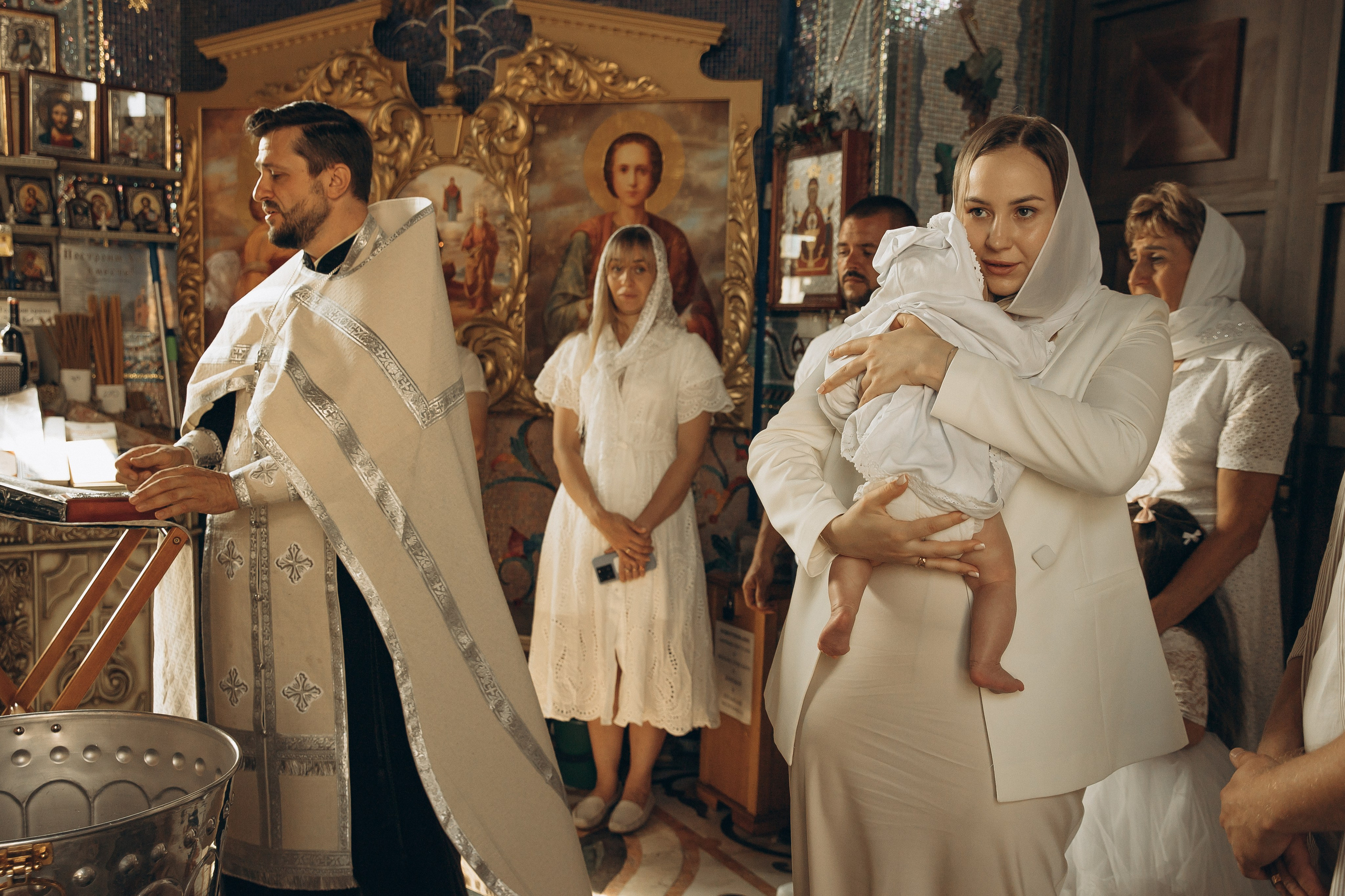 Крещение. Семейный фотограф в Москве и Королеве Евгения Баукова