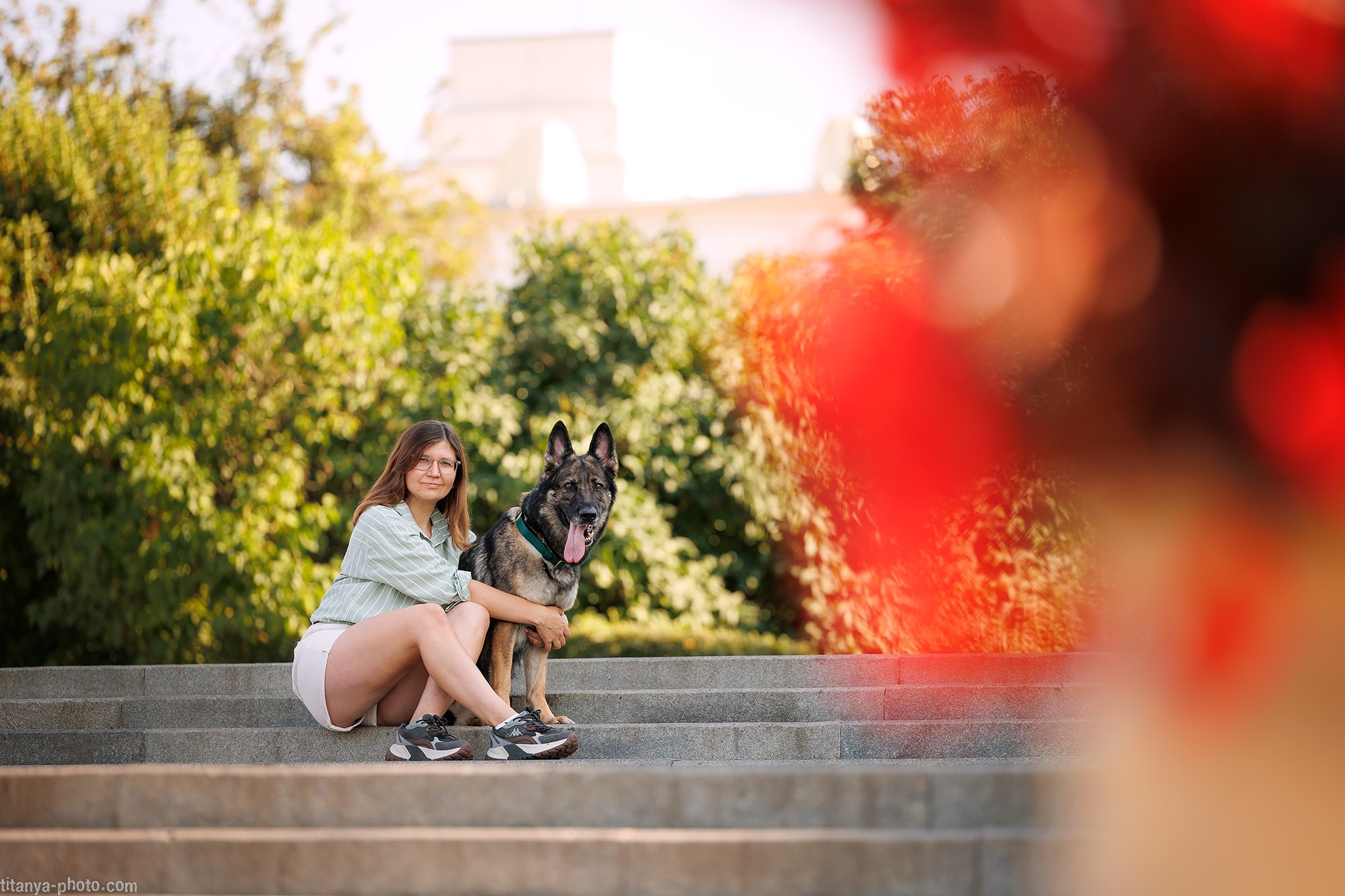 Маша и Харпи. Фотограф собак, фотограф-анималист Аня Титова (Titanya). Москва