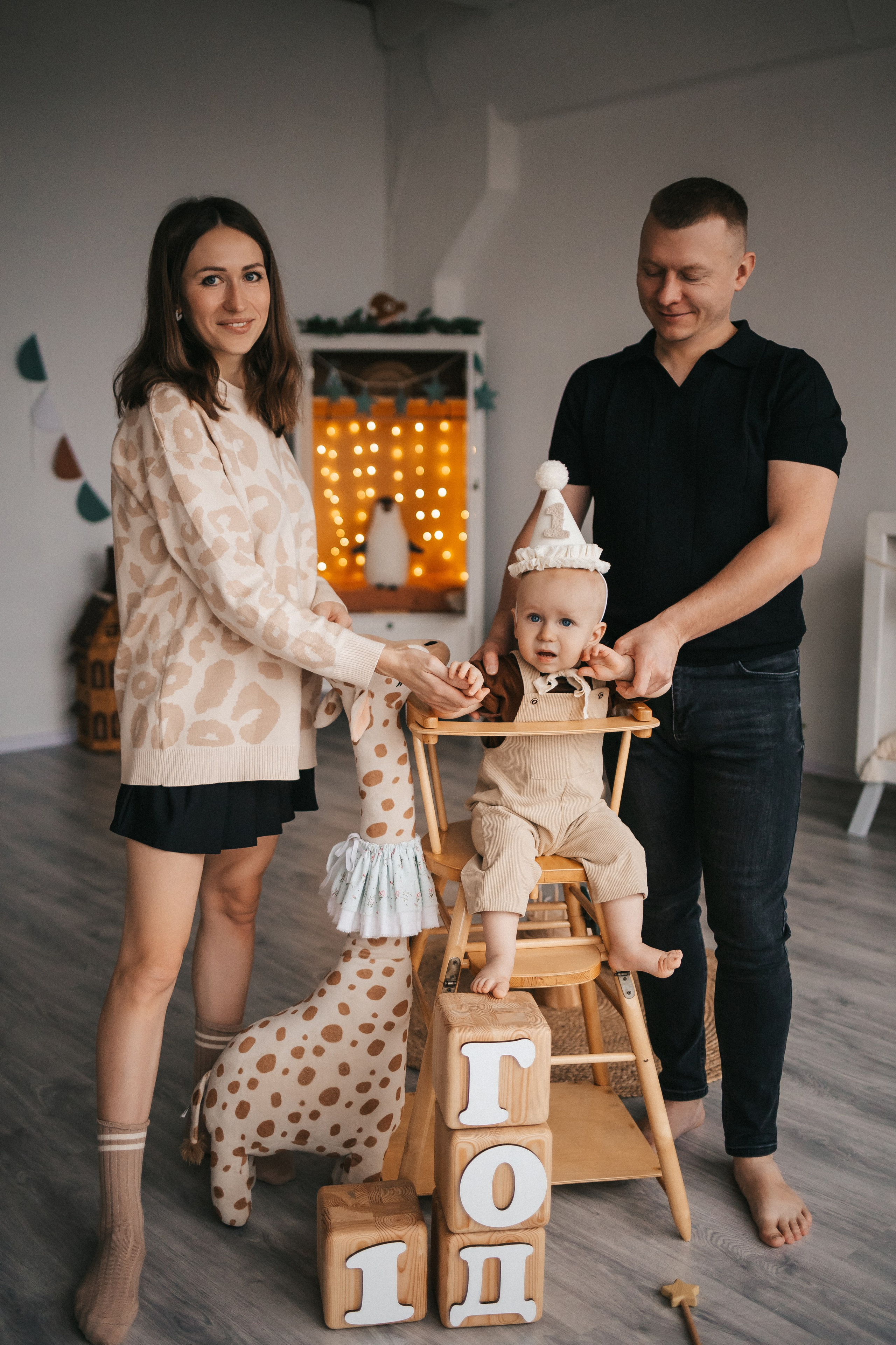 Саше 1 годик в новогодних локациях. Фотограф Нижний Новгород