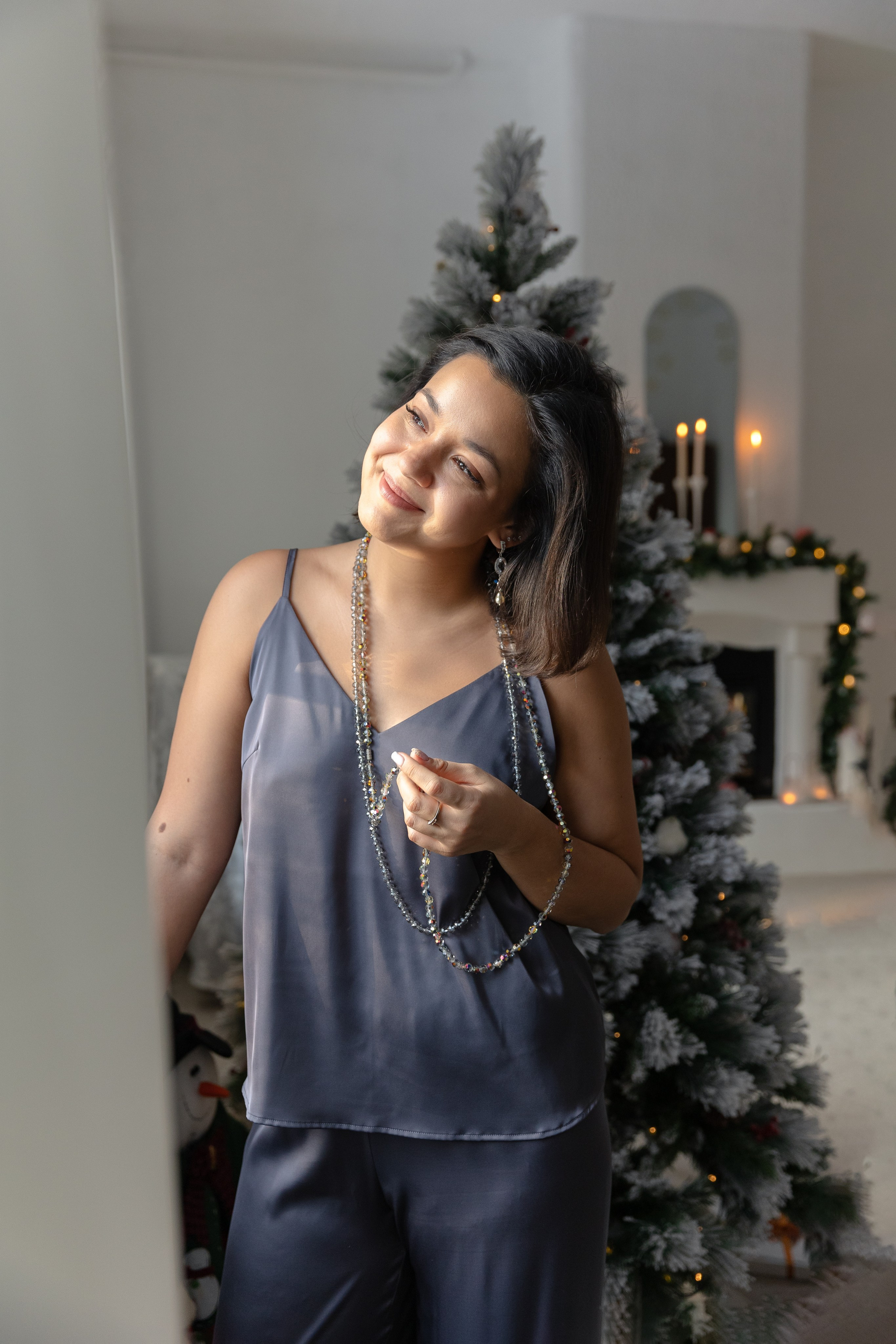 Новогодняя фотосессия в стиле дочки-матери