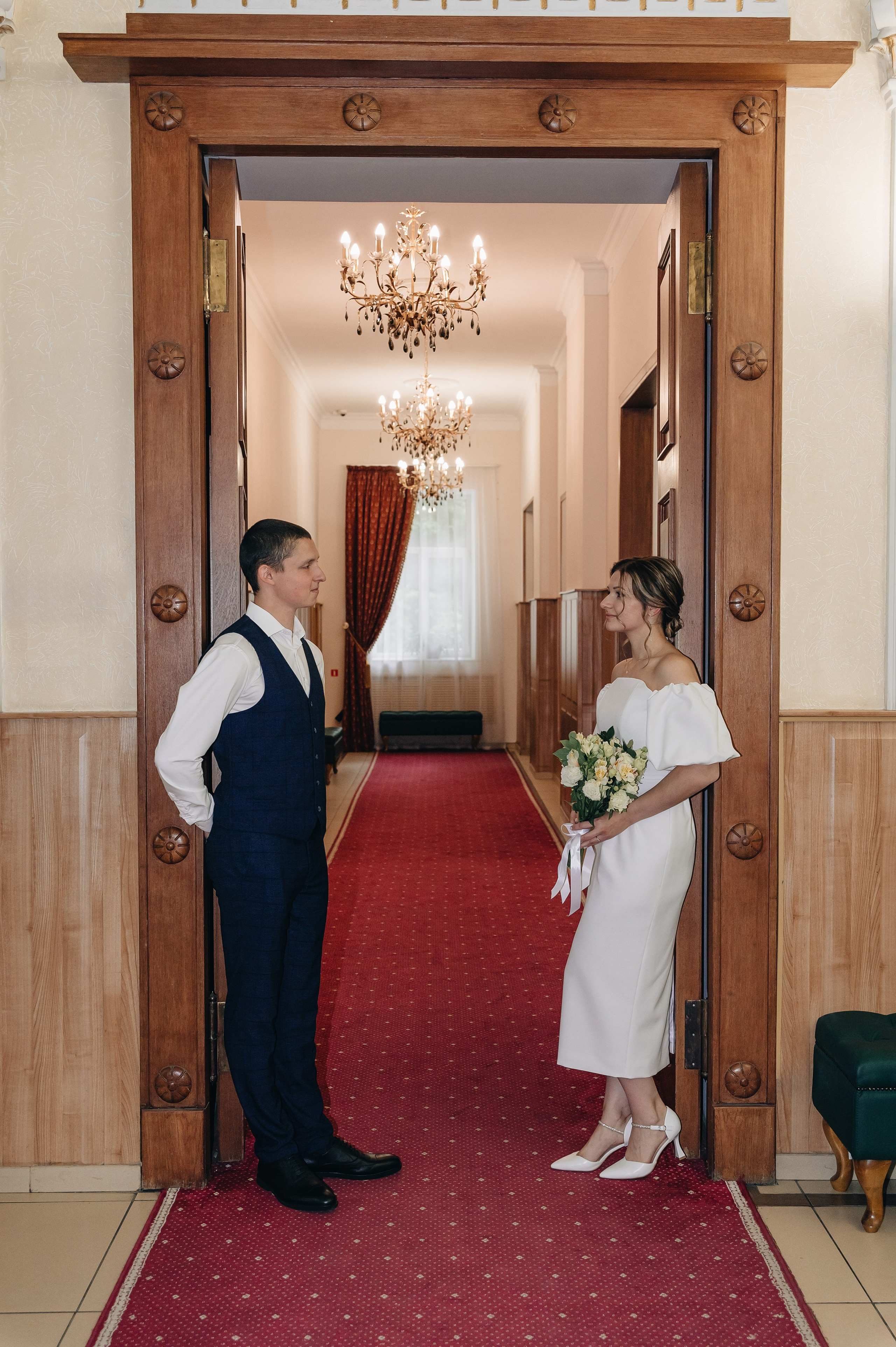 Свадебная фотосессия в Грибоедовском ЗАГСе. Портретный фотограф Москва Светлана Кашура