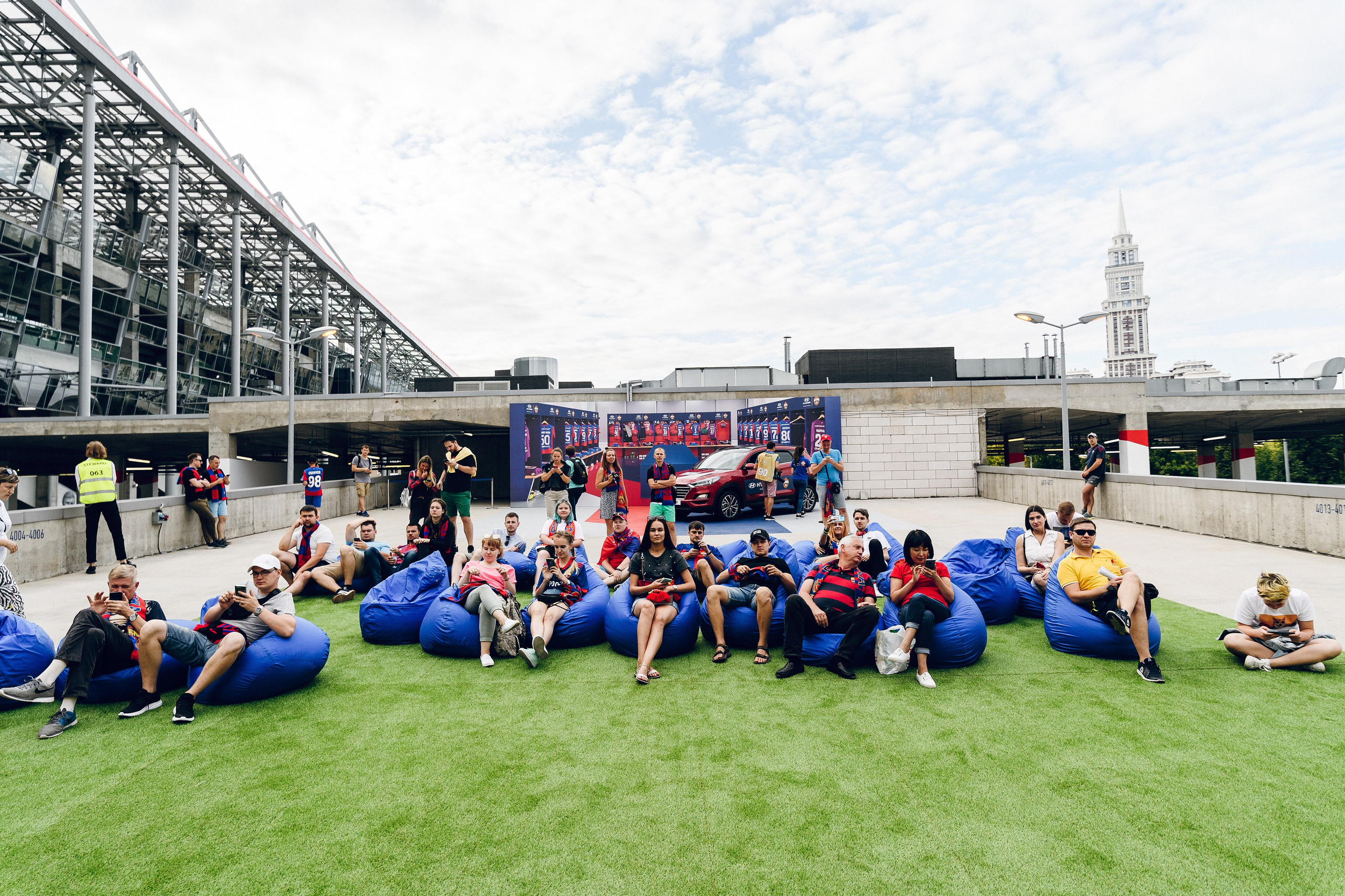 ПФК ЦСКА vs Hyundai. Активации на стадионе. Фотограф Сергей Бойко Москва