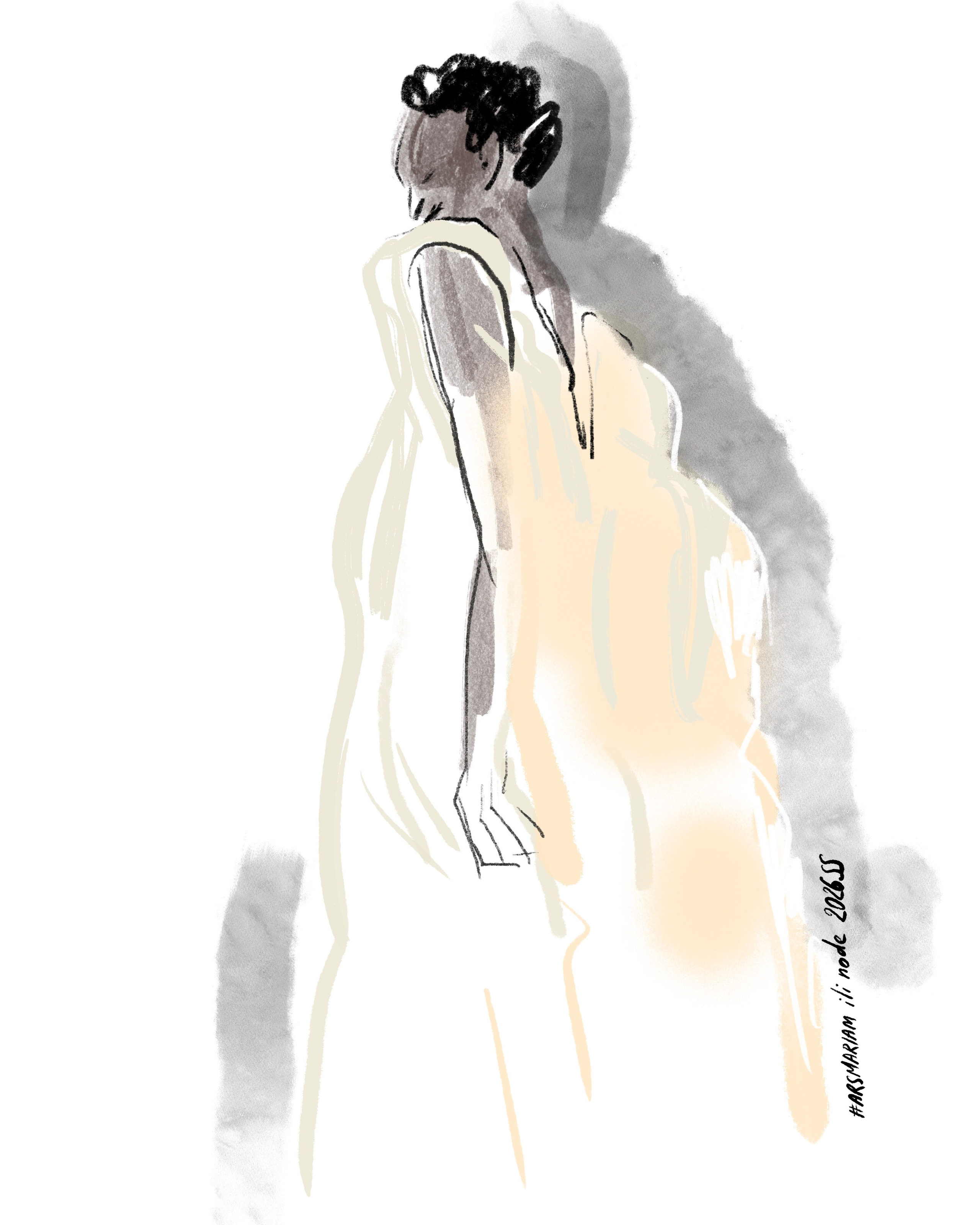 Ili node 2026SS. Фэшн иллюстратор из Москвы Власенко Мария