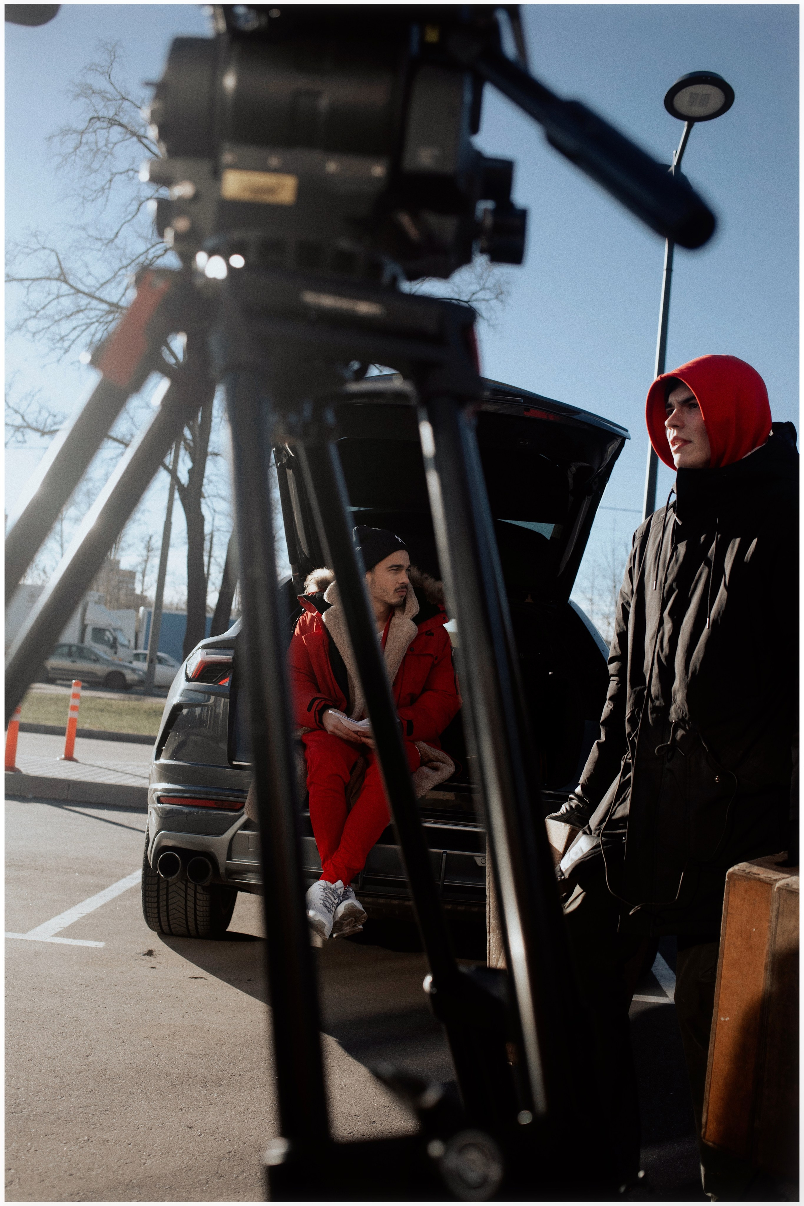 Behind the scenes. Portrait and backstage photographer Nina Crane