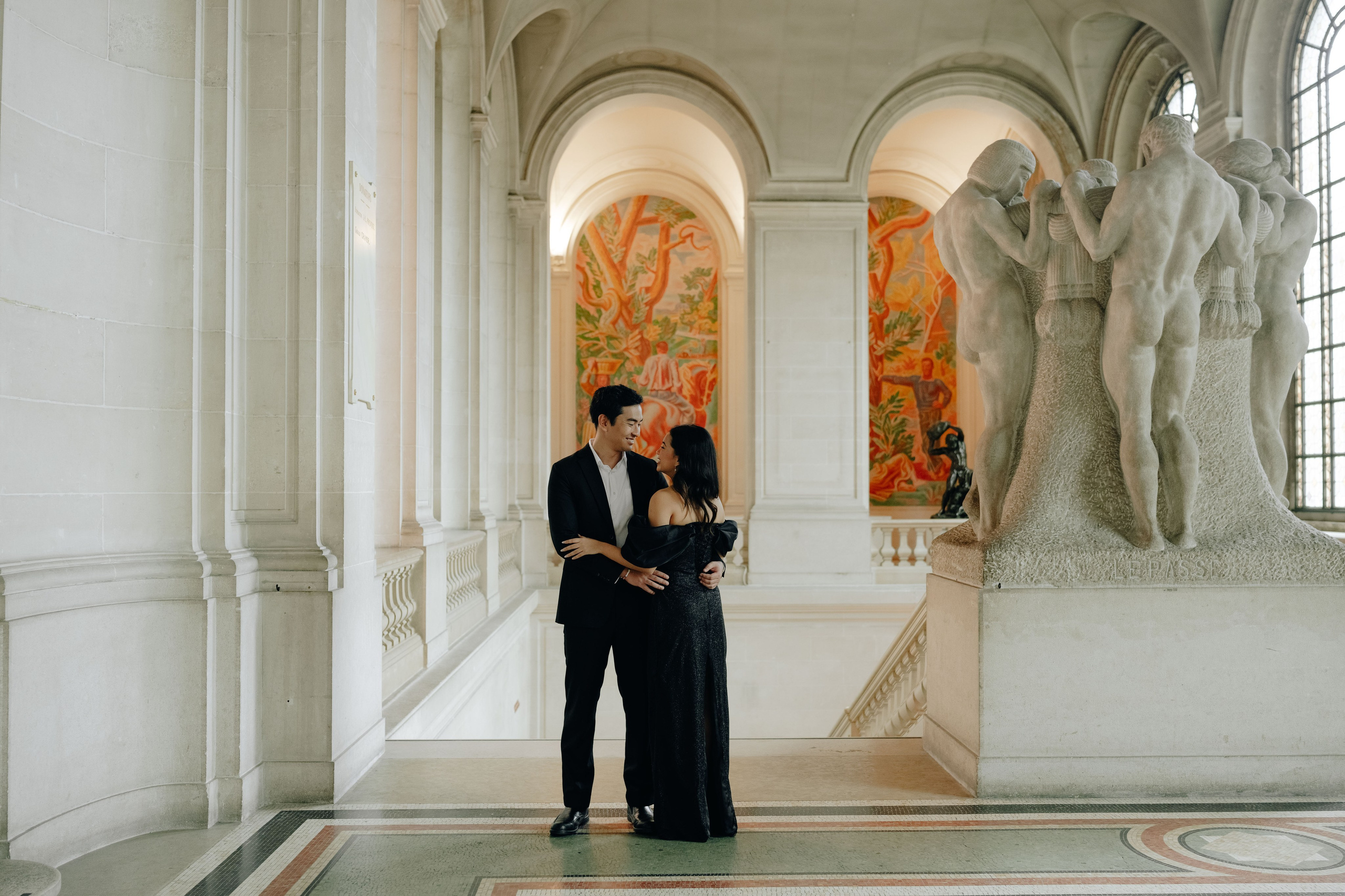 Fifi & Shamil | The Museum of Art. Профессиональный свадебный фотограф в Женеве и Швейцарии | Таня Вовчецкая