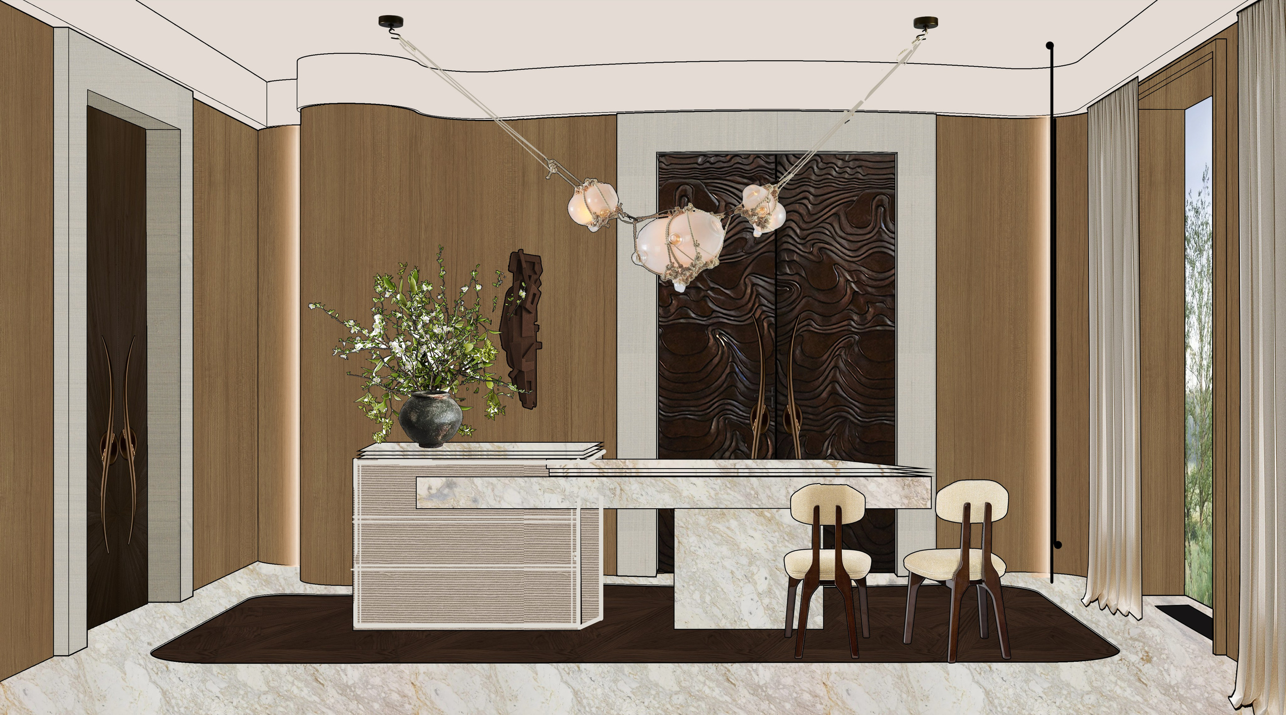 Various projects for decorating individual rooms. SHAIMERDINOVA INTERIORS