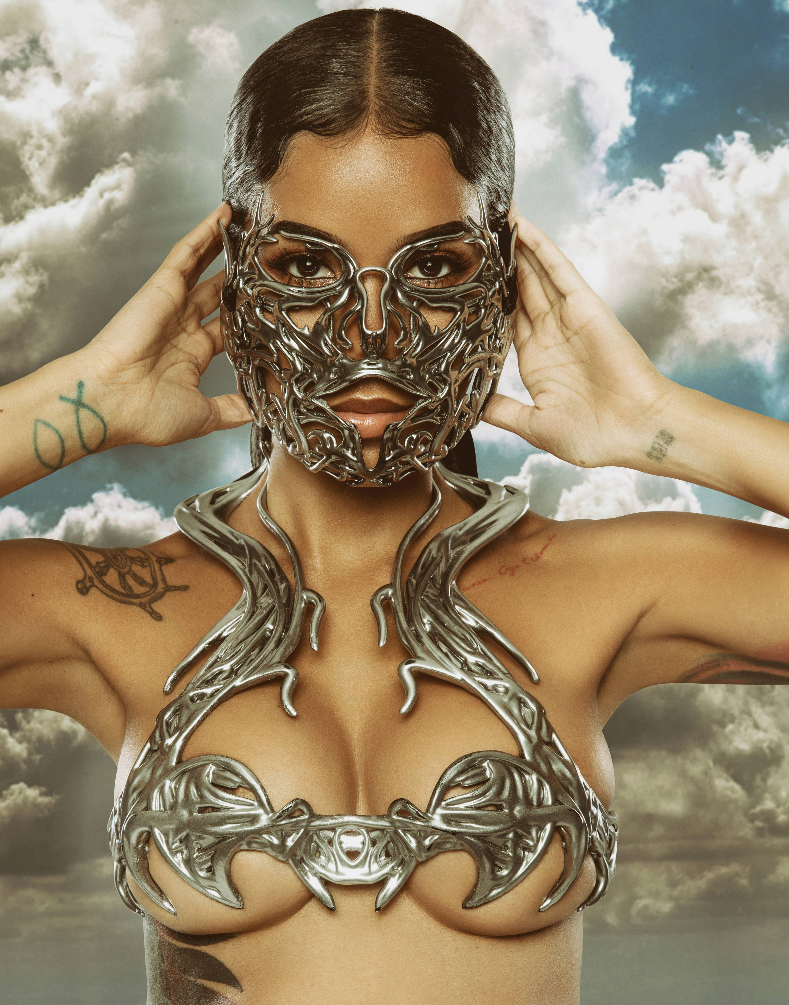 Jhene Aiko. Профессиональный ретушер Елена Ситник