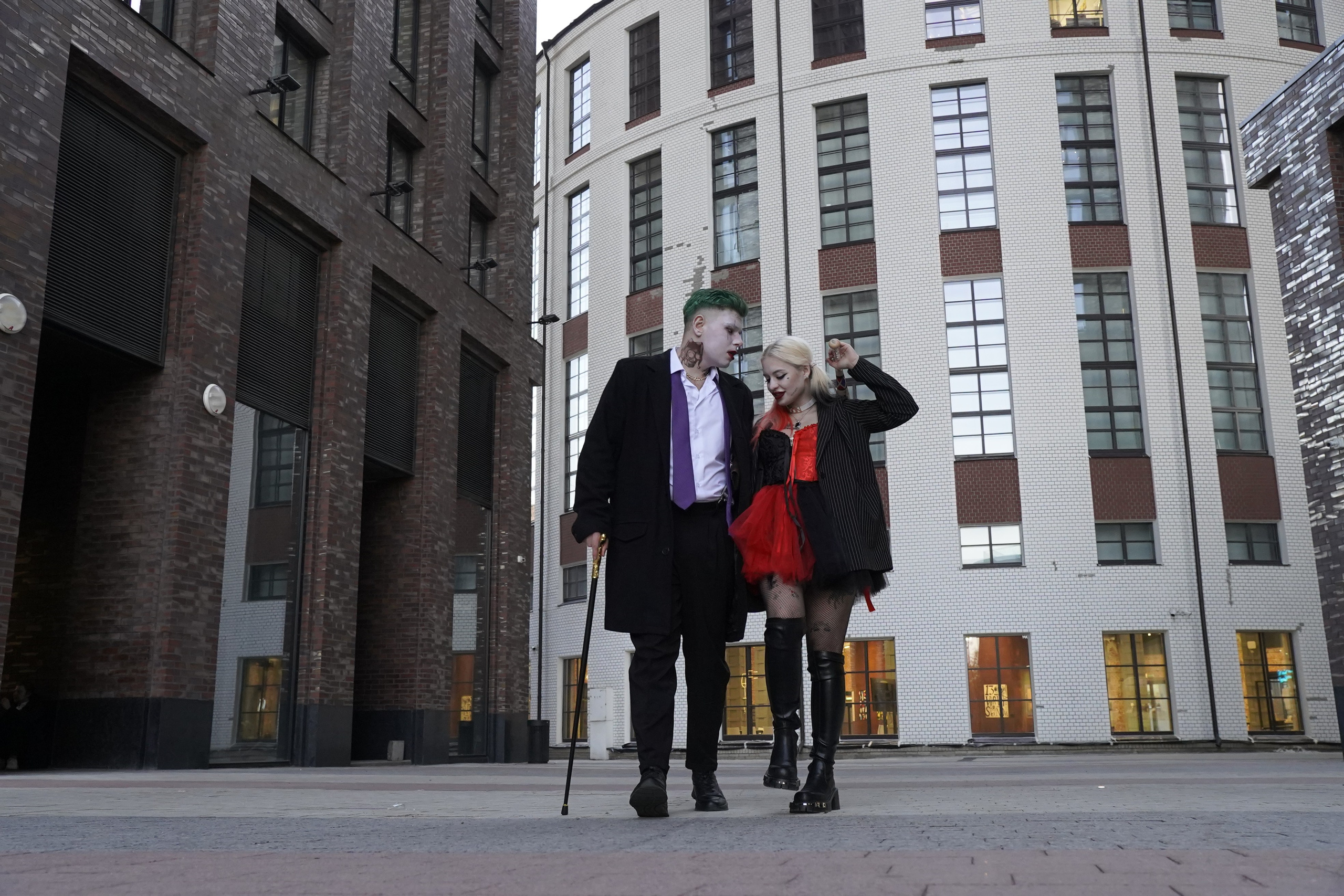 Харли и Джокер. Фотограф и видеограф Елена Суетенкова, Создание ярких воспоминаний о важных событиях. Москва, Россия, Мир