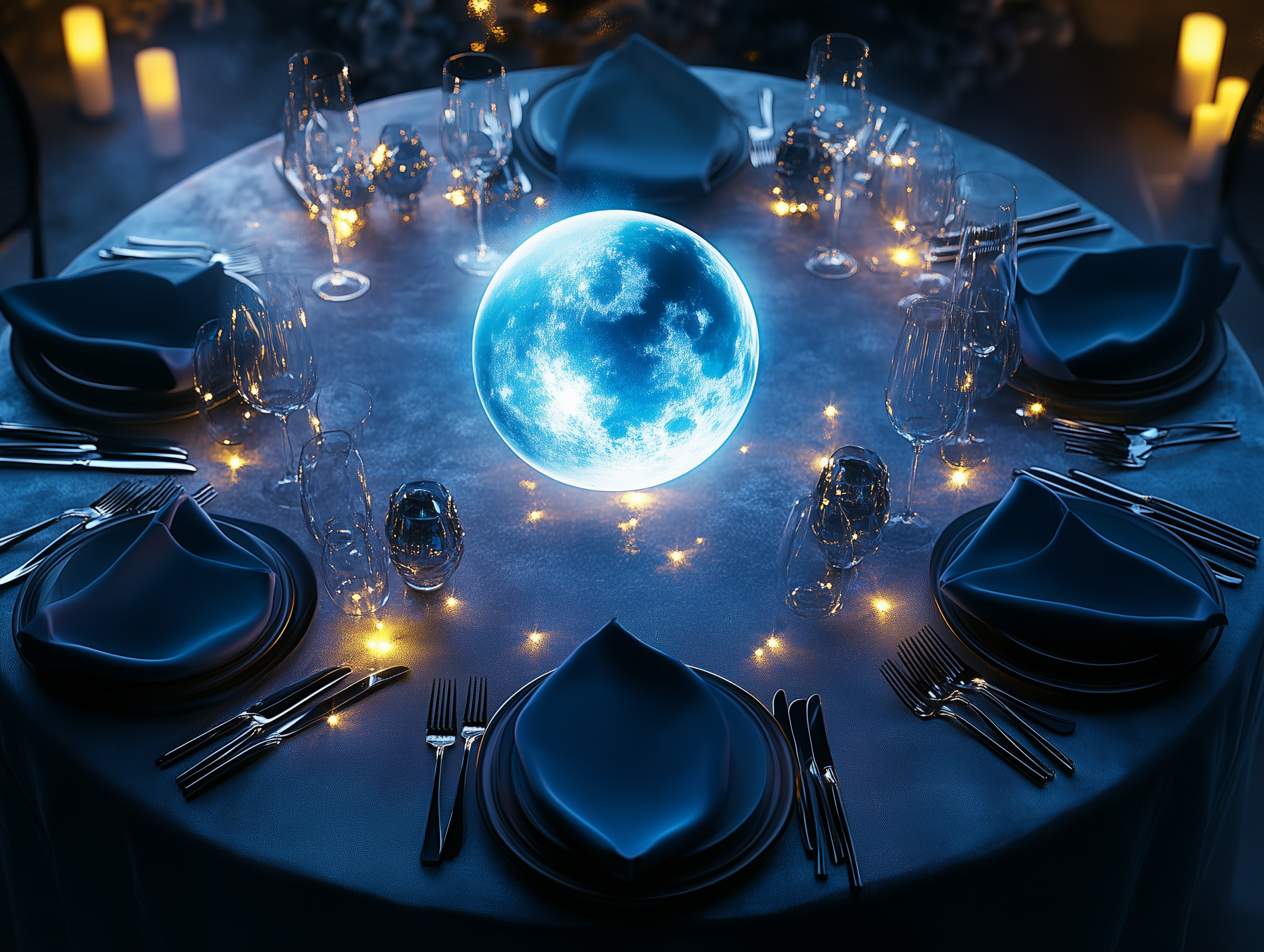 Разработка концепции декора корпоративного мероприятия в тематике «Космос» для LAZAR DECOR. Главная