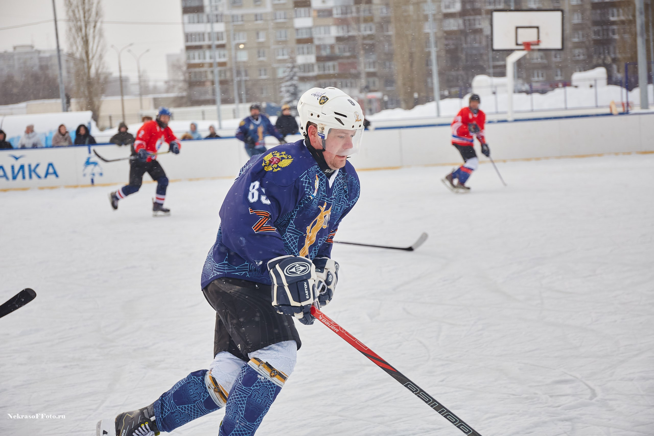 Турнир по хоккею «Русская классика» в рамках Офицерской хоккейной лиги. Спортивный фотограф Некрасов Денис