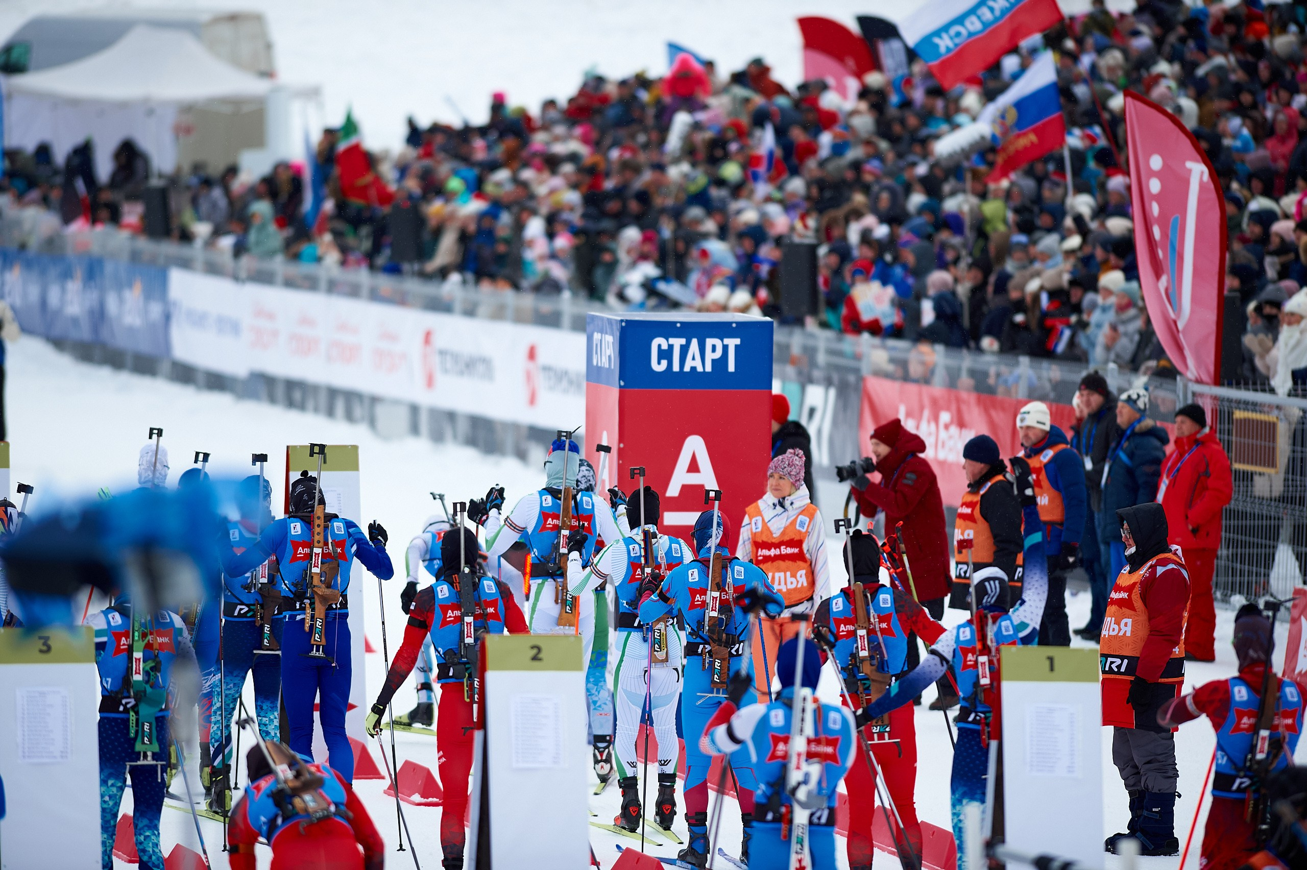 Биатлон. Чемпионат России — 2024/2025, 3-й этап, Ижевск. Ижевская винтовка. Спортивный репортажный фотограф в Ижевске Сергей Мерзляков