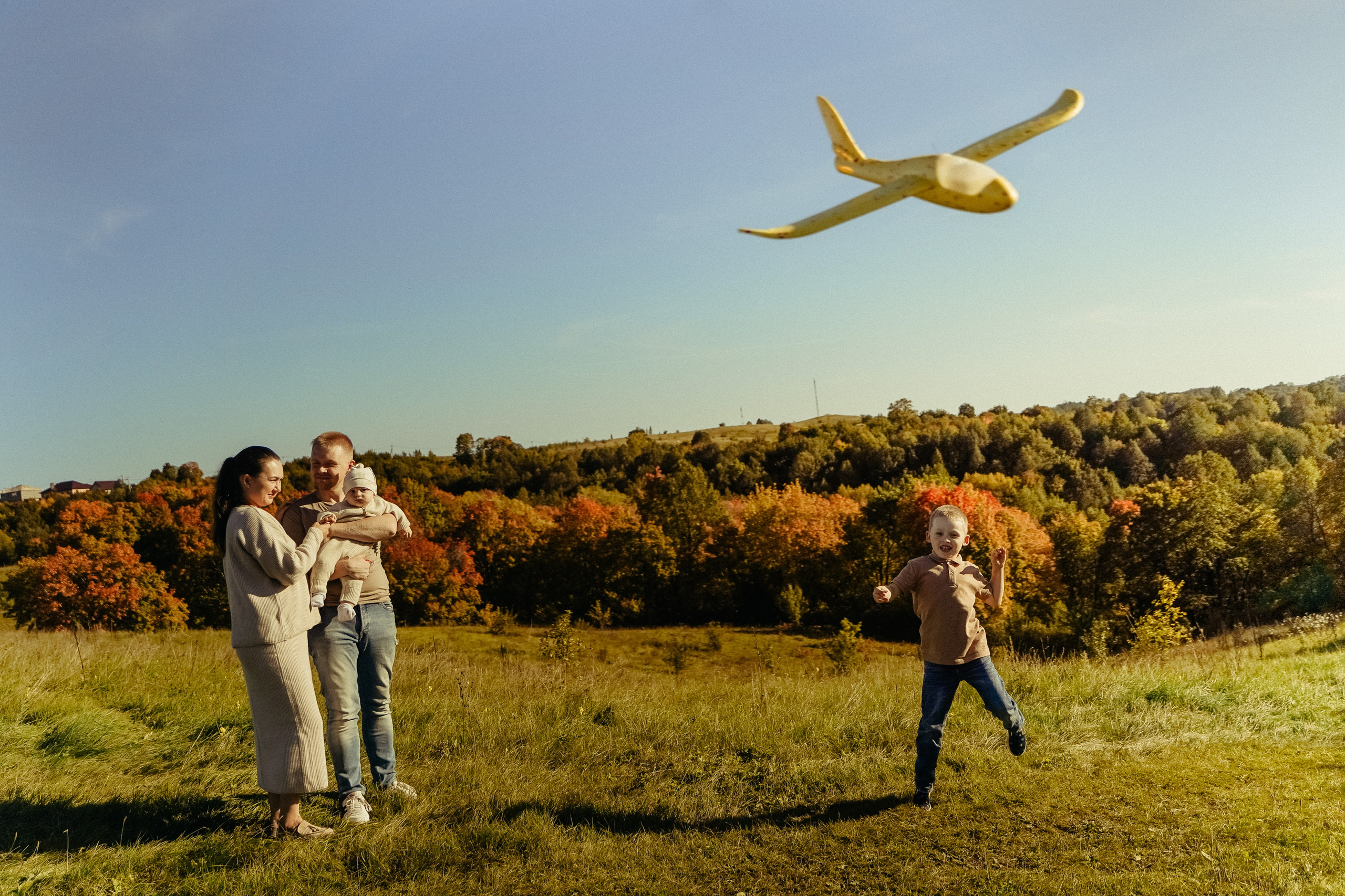 Семейная съемка осенью