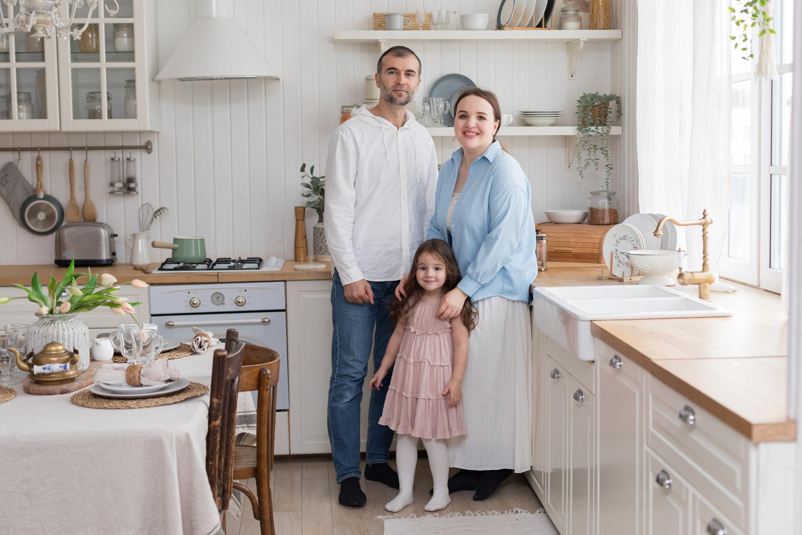 Студийная семейная фотосессия. Детский и контент фотограф Надя Волкова Санкт-Петербург