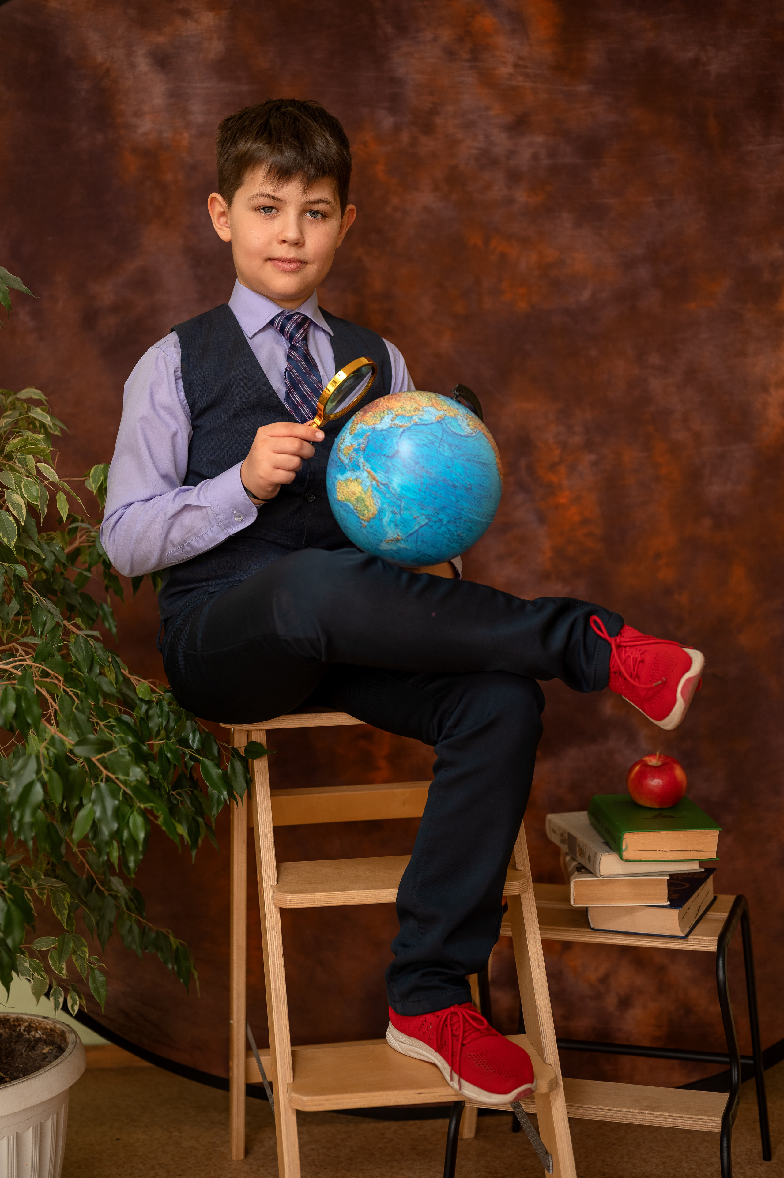 Школьный фотоальбом для младших классов. Фотограф новорождённых, семейный, школьный в городе Калуге Евгения