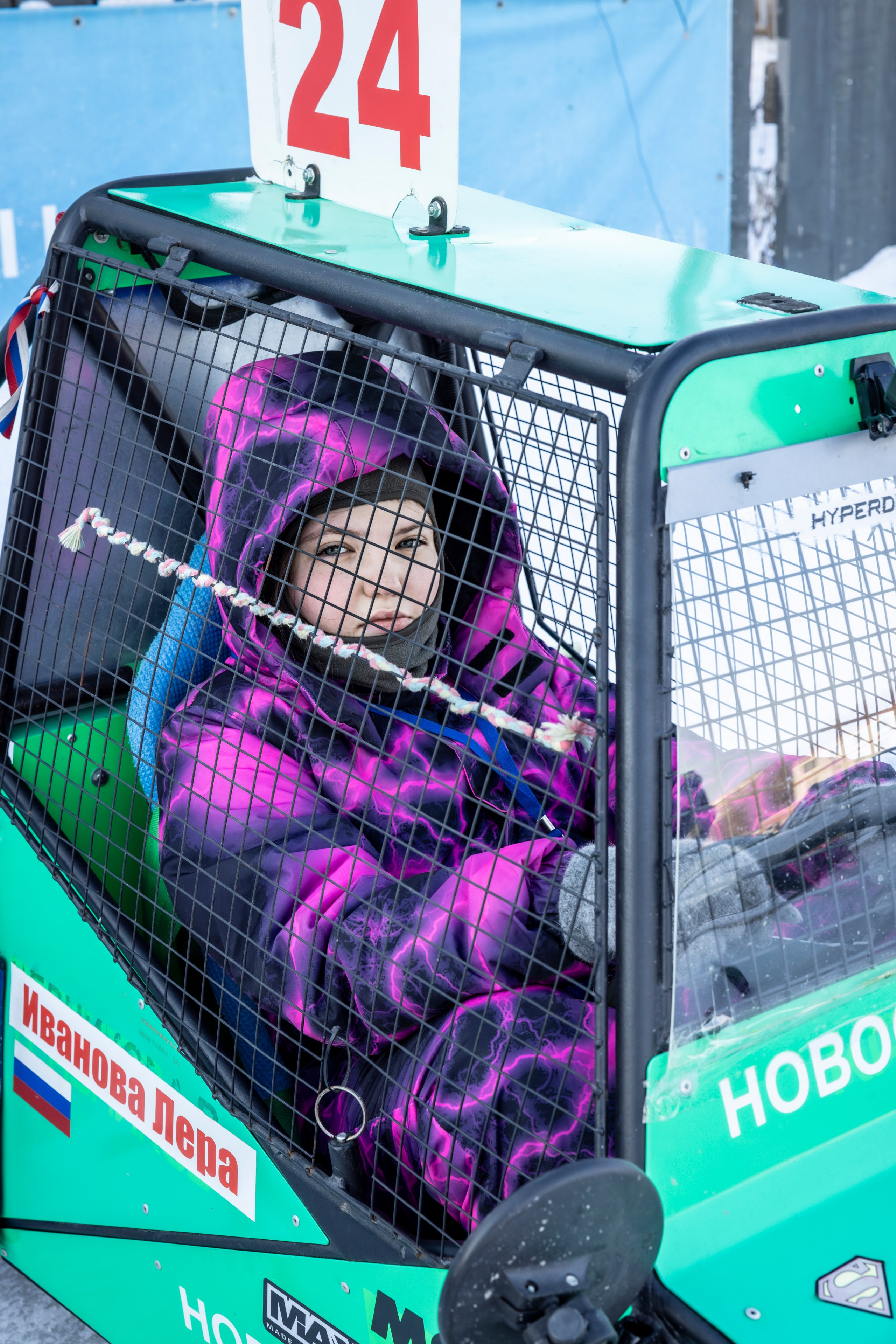 Автогонки «Трек 400» на льду. Bertran Ordo