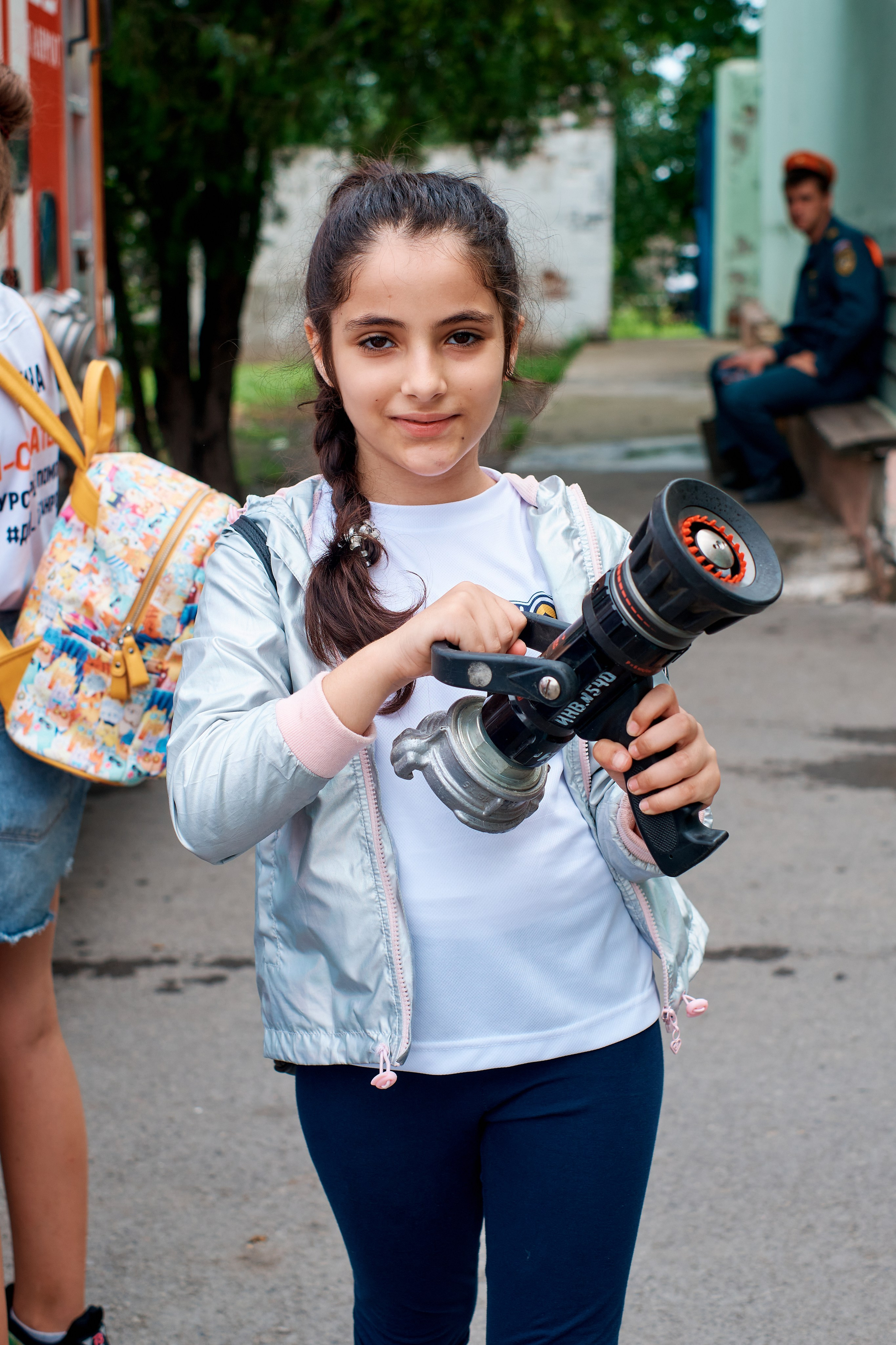 Детский лагерь ДЮНА. Поход в «Пожарно-спасательную часть № 22». Фотограф Таганрог Анна Трайжон