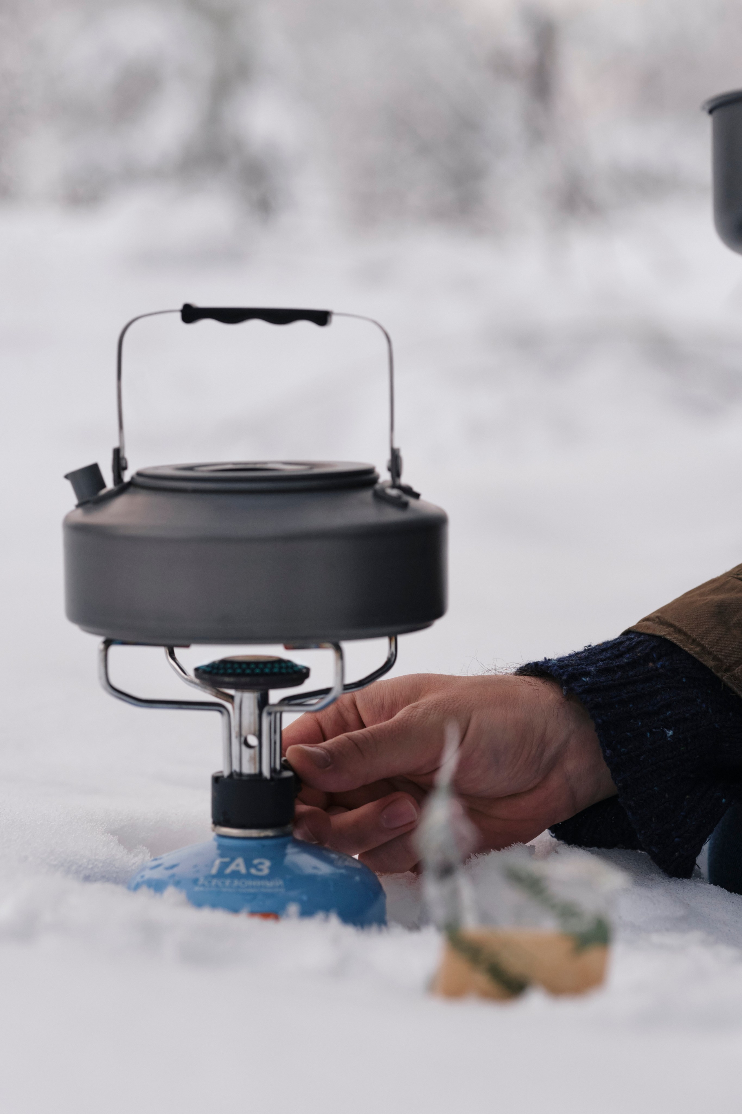 Зимняя фотосессия с вкусной едой на горелочке. Елена Павленко. Фотограф. Москва