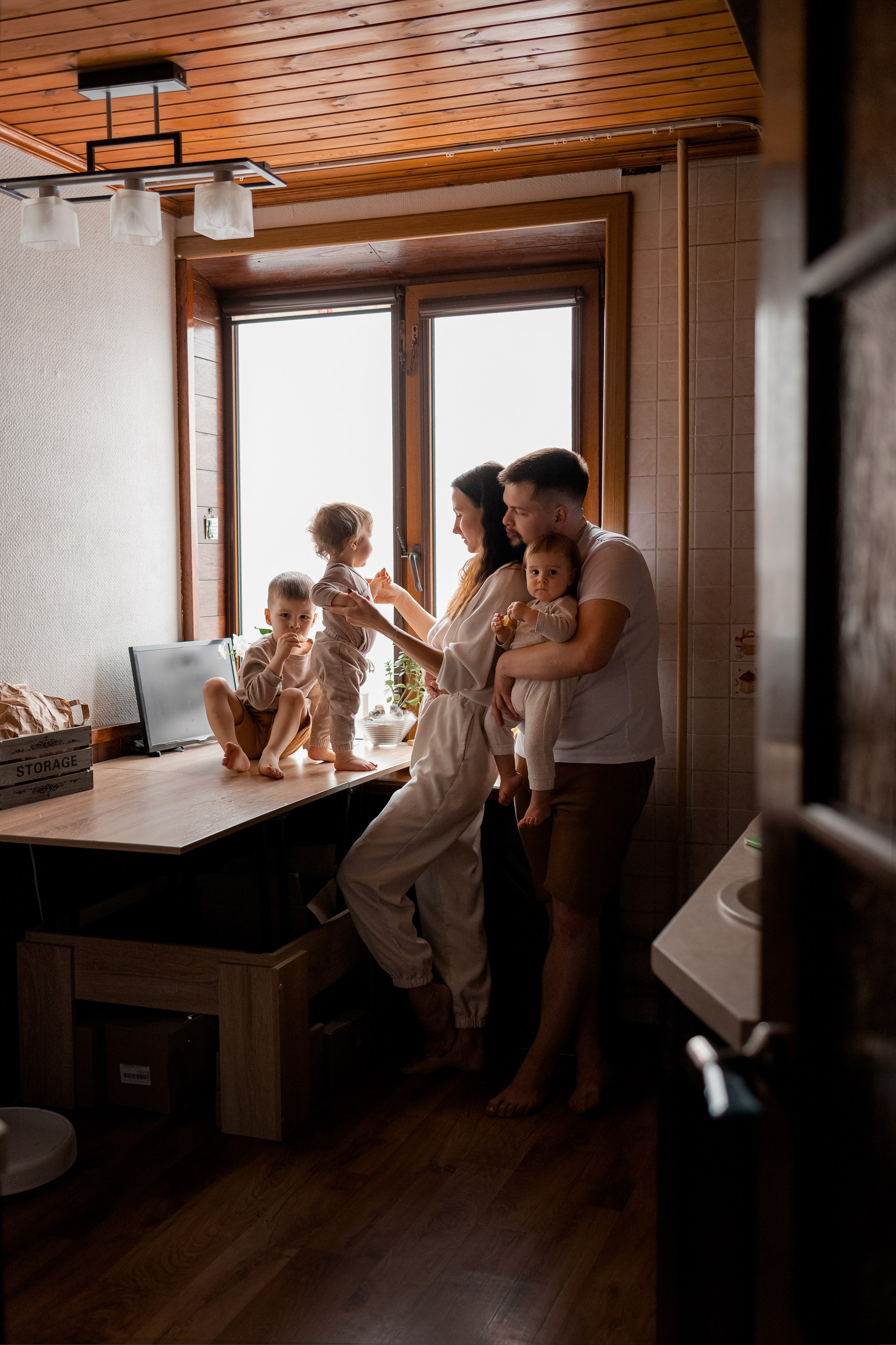 Николай, Ирина, Денис, Вика, Ника. Фотограф беременности и материнства в Москве Мария Менендес-Гонсалес