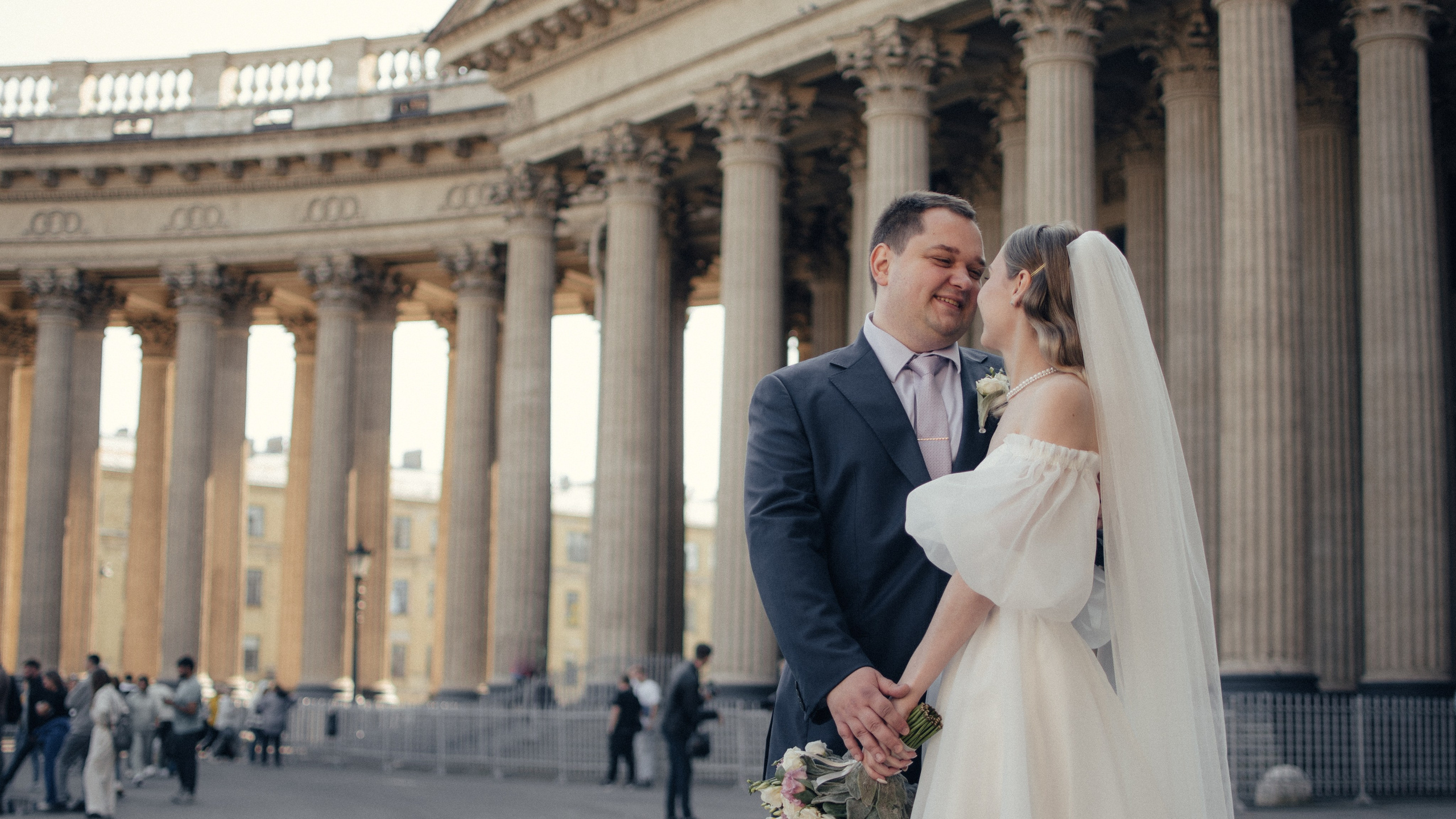 Съёмка у Казанского собора