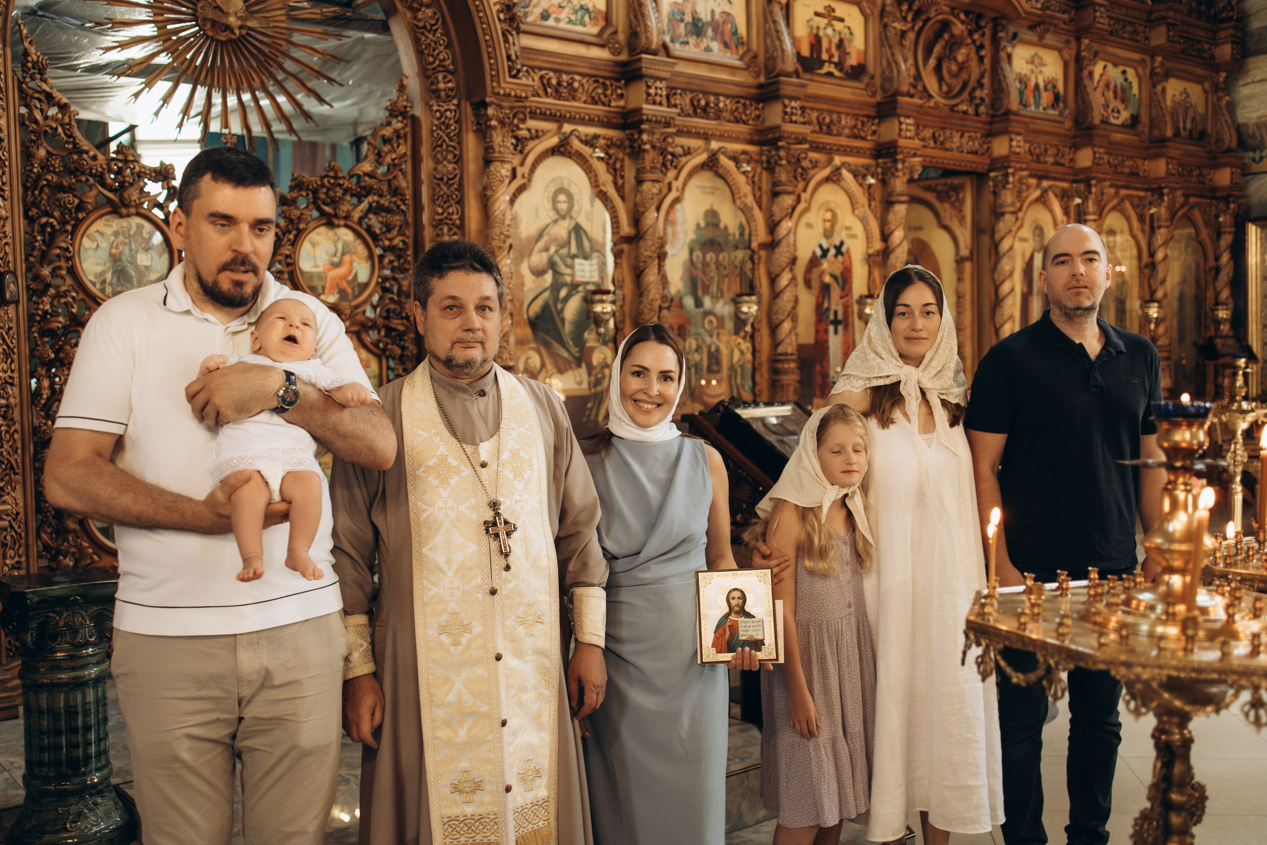 Крещение Ивана. Самый теплый фотограф в Краснодаре Рябоконь Ксения