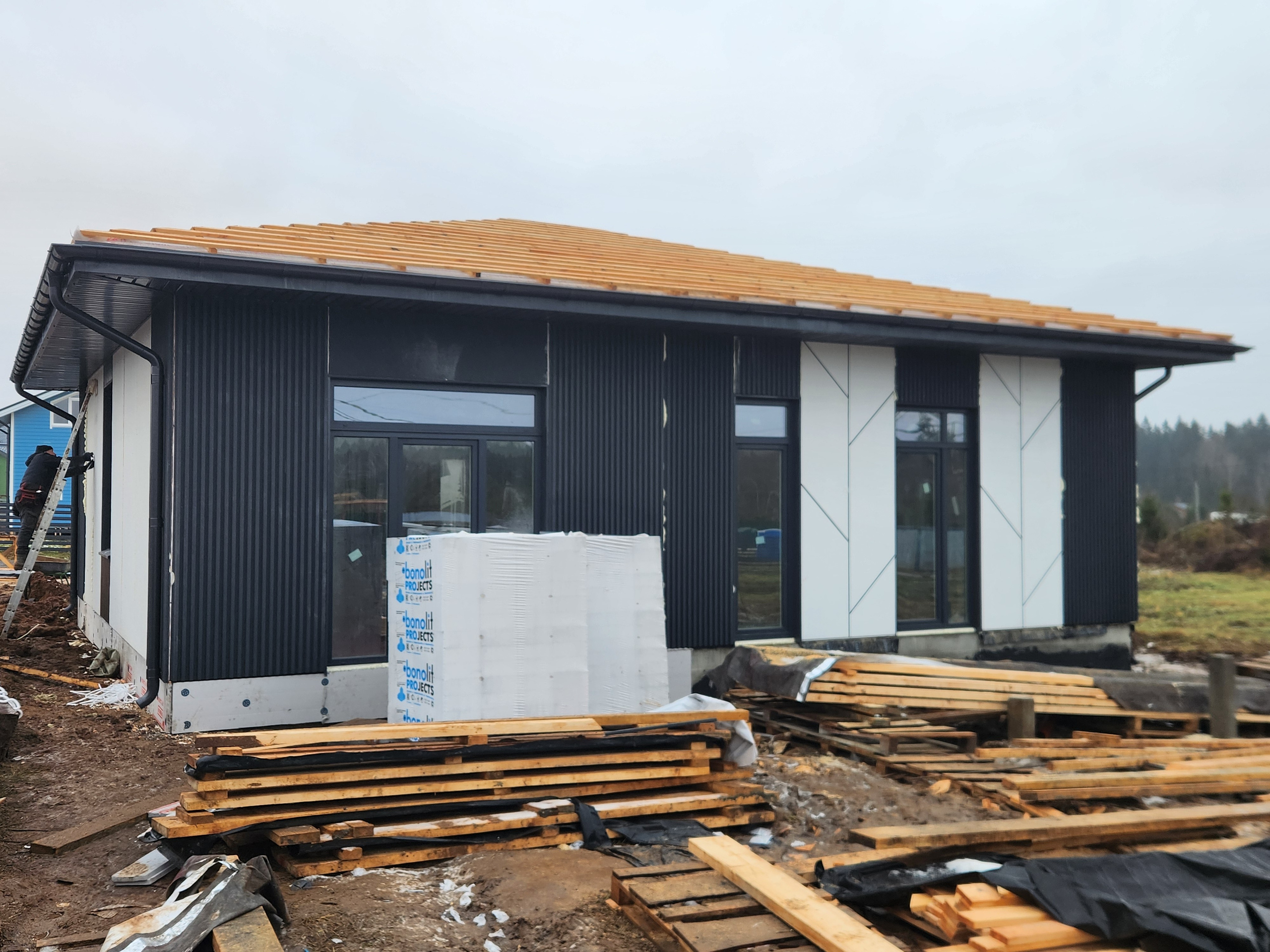 Фэмили 105, Московская Обрасть, МО Истра, д. Матвейково, КП Рижский парк. БыстроДом — капитальный дом за 7 дней!