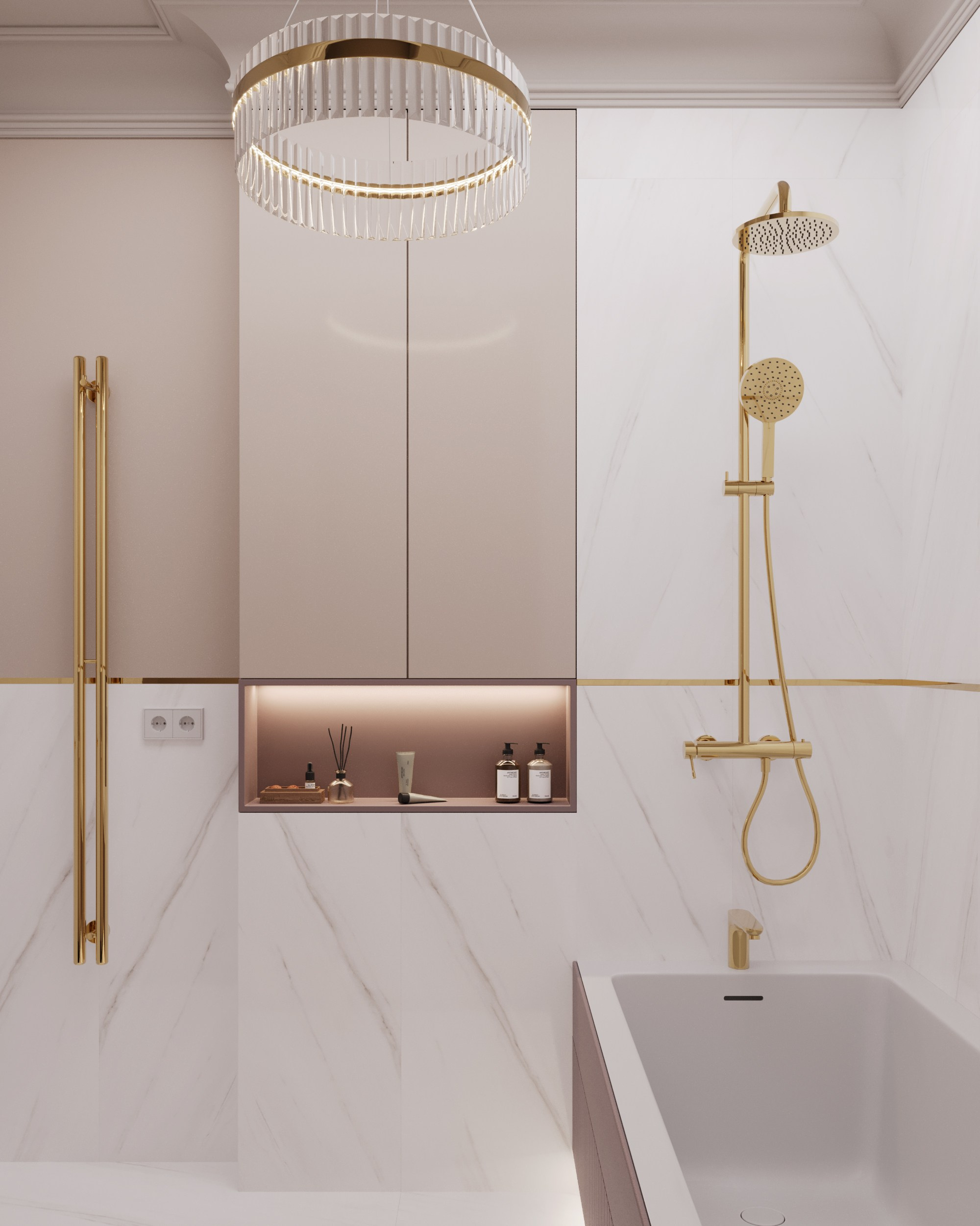 Неоклассика — квартира студия