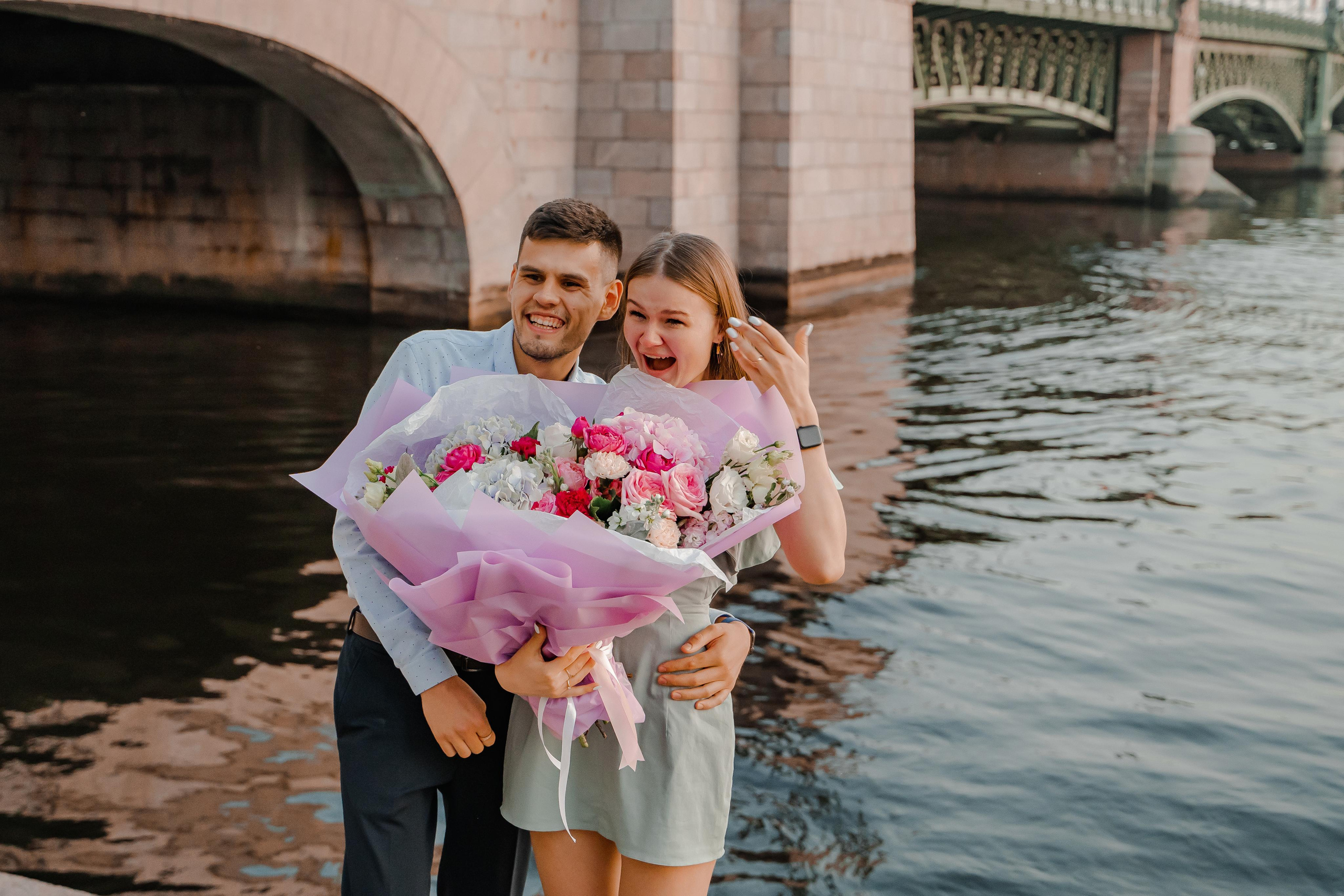 Предложение руки и сердца, сюрпризы. Фотограф и видеограф в Санкт-Петербурге и Москве Виктория Горячева