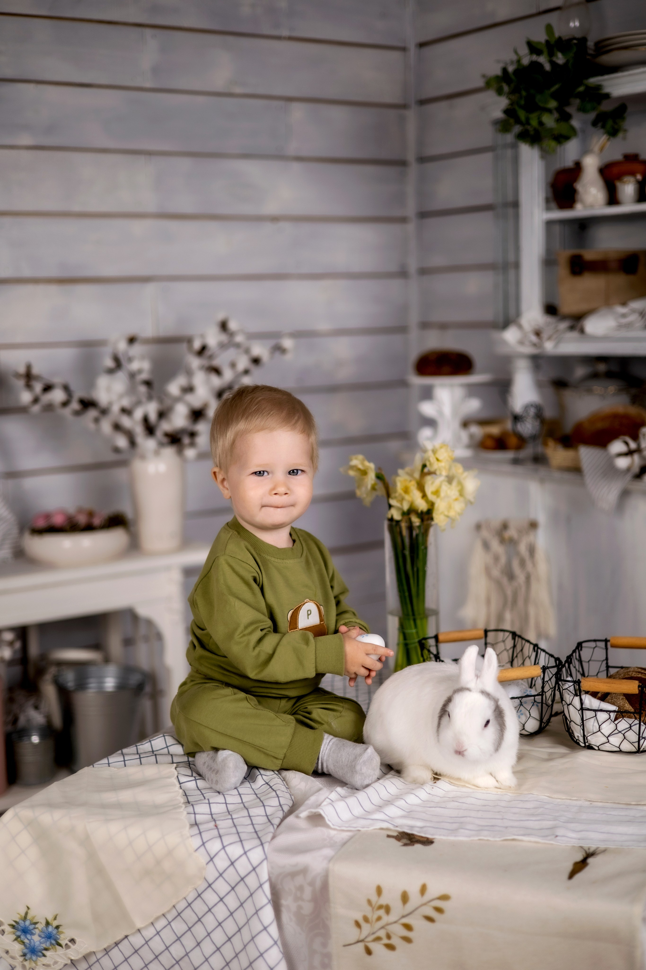 Пасхальный детский фотопроект 2024. Фотограф Надежда Лукьянова