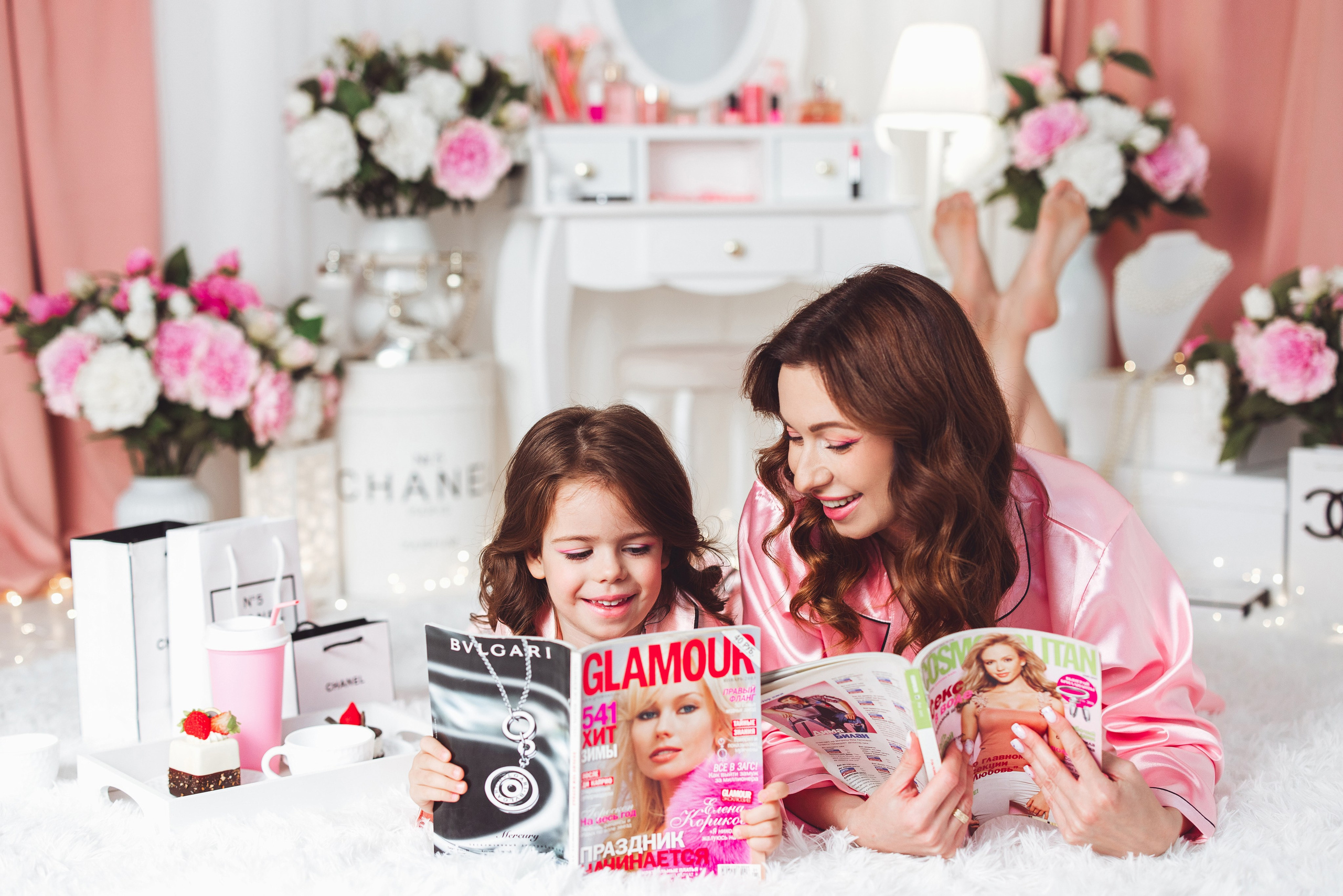 Фотосессия для девочек в стиле «Шанель». Семейный и детский фотограф в Краснодаре Анна Трашкова