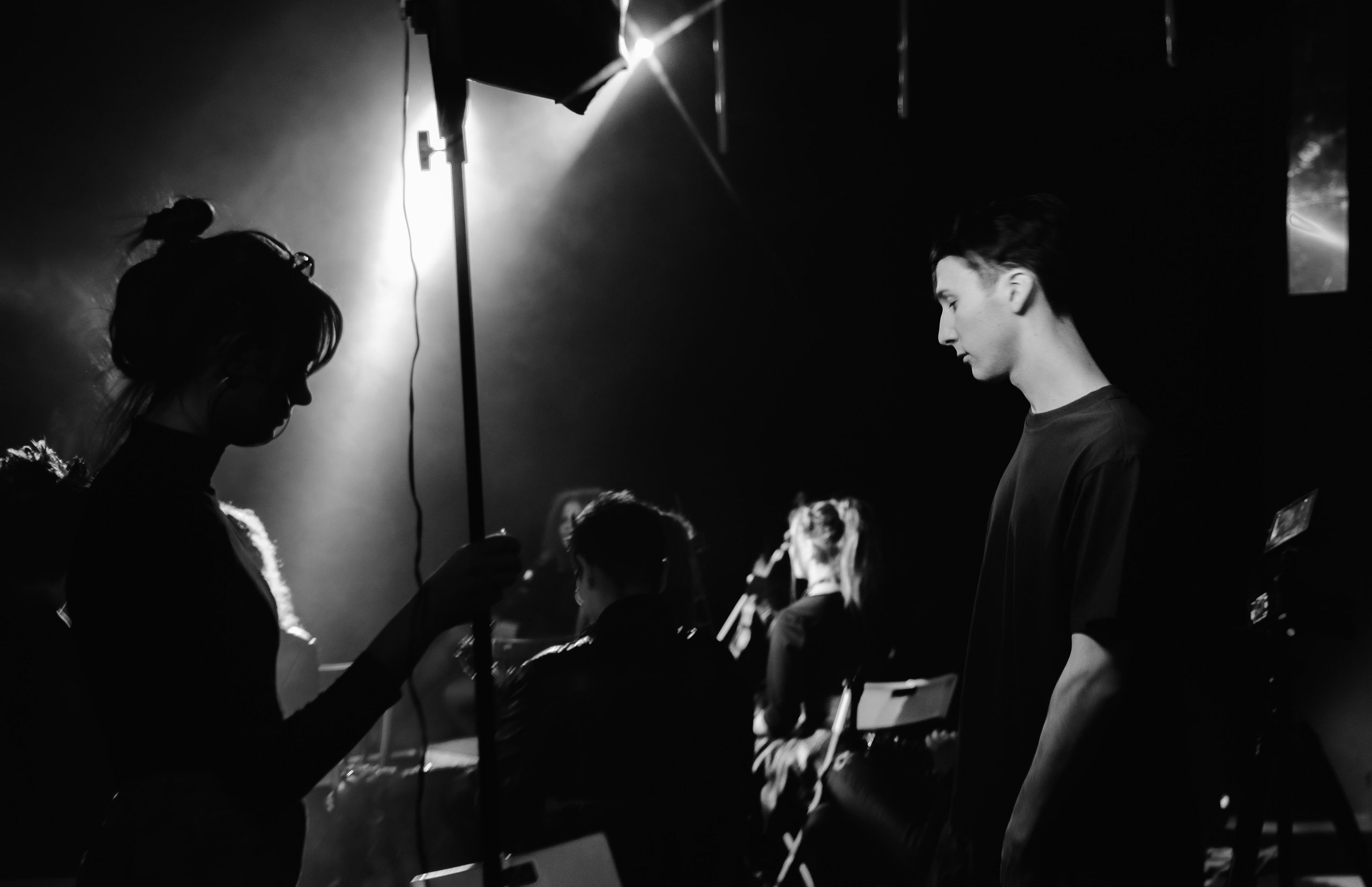 Aurora Orchestra, бекстейдж записи клипа / 2023. Саша Копылов, фотограф в Казани