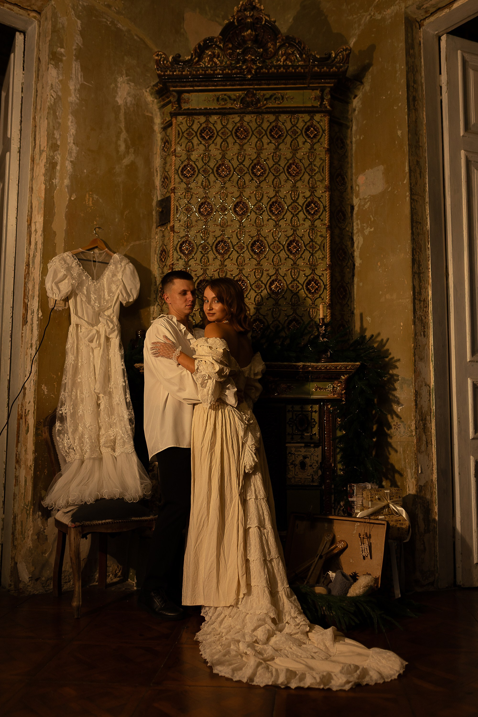 Свадебная фотосессия в фотостудии Птичка. Свадебный и семейный фотограф Виолетта Сидельникова. Краснодар, Россия, Беларусь, Европа