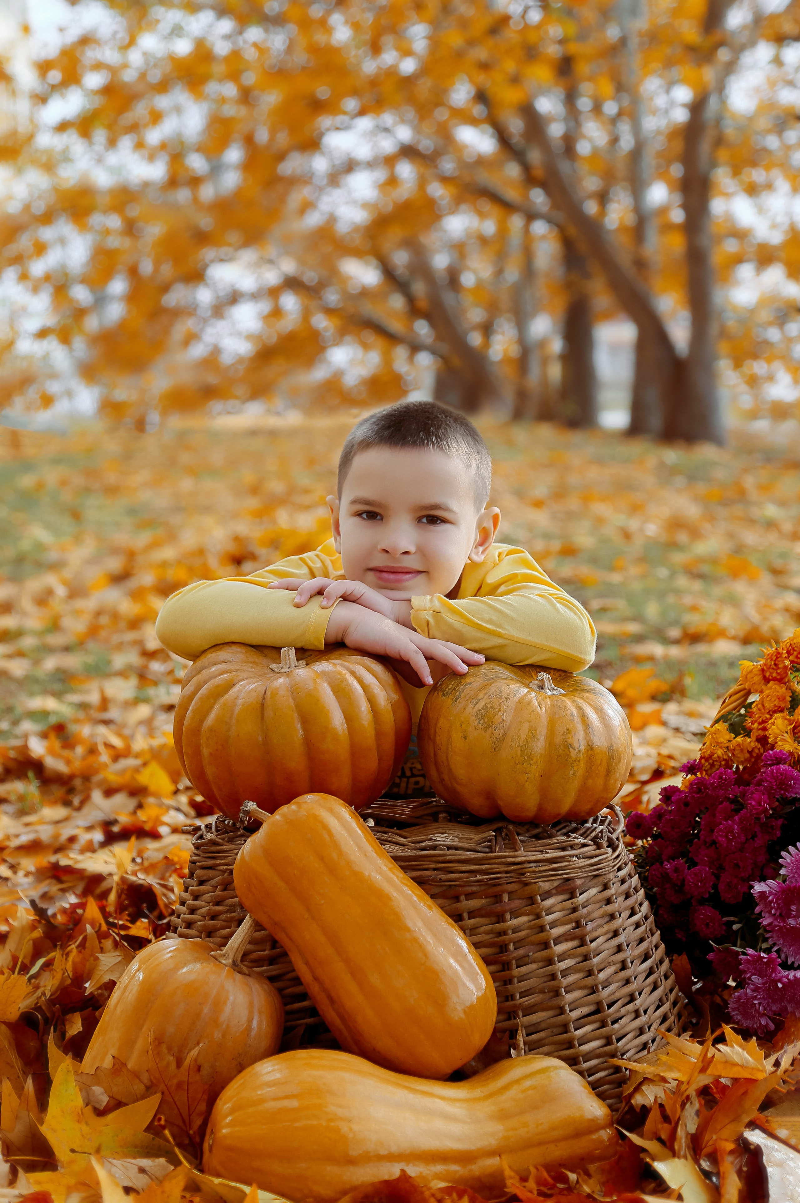 Фотопроект с тыквами. Семейный и детский фотограф в Симферополе и Севастополе
