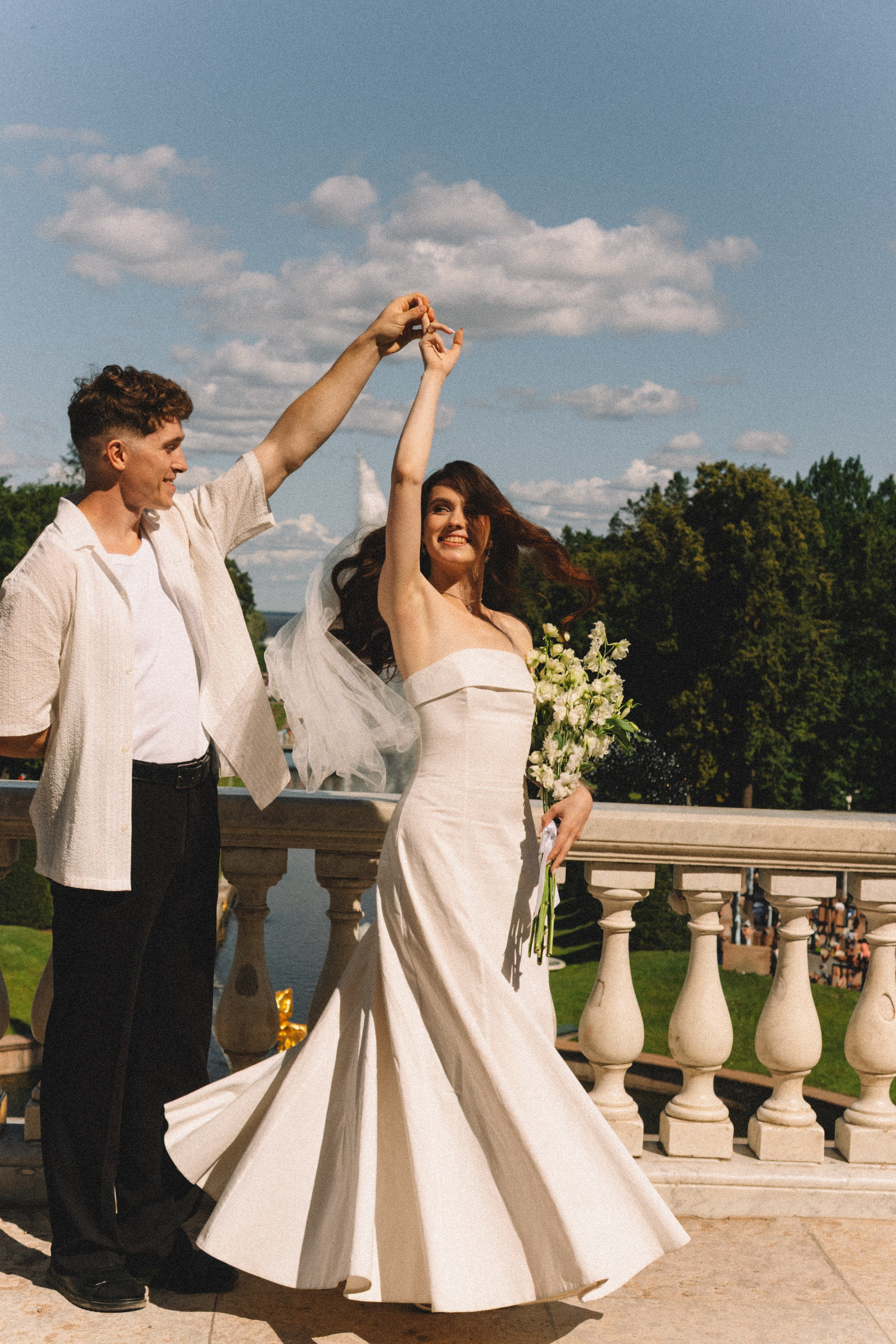 СВАДЕБНАЯ СЬЕМКА В ПЕТЕРГОФЕ И СЬЕМКА РЕПОРТАЖА В ЗАГСЕ ПЕТЕРГОФА. Профессиональный фотограф, Санкт-Петербург — Виктория Богомолова