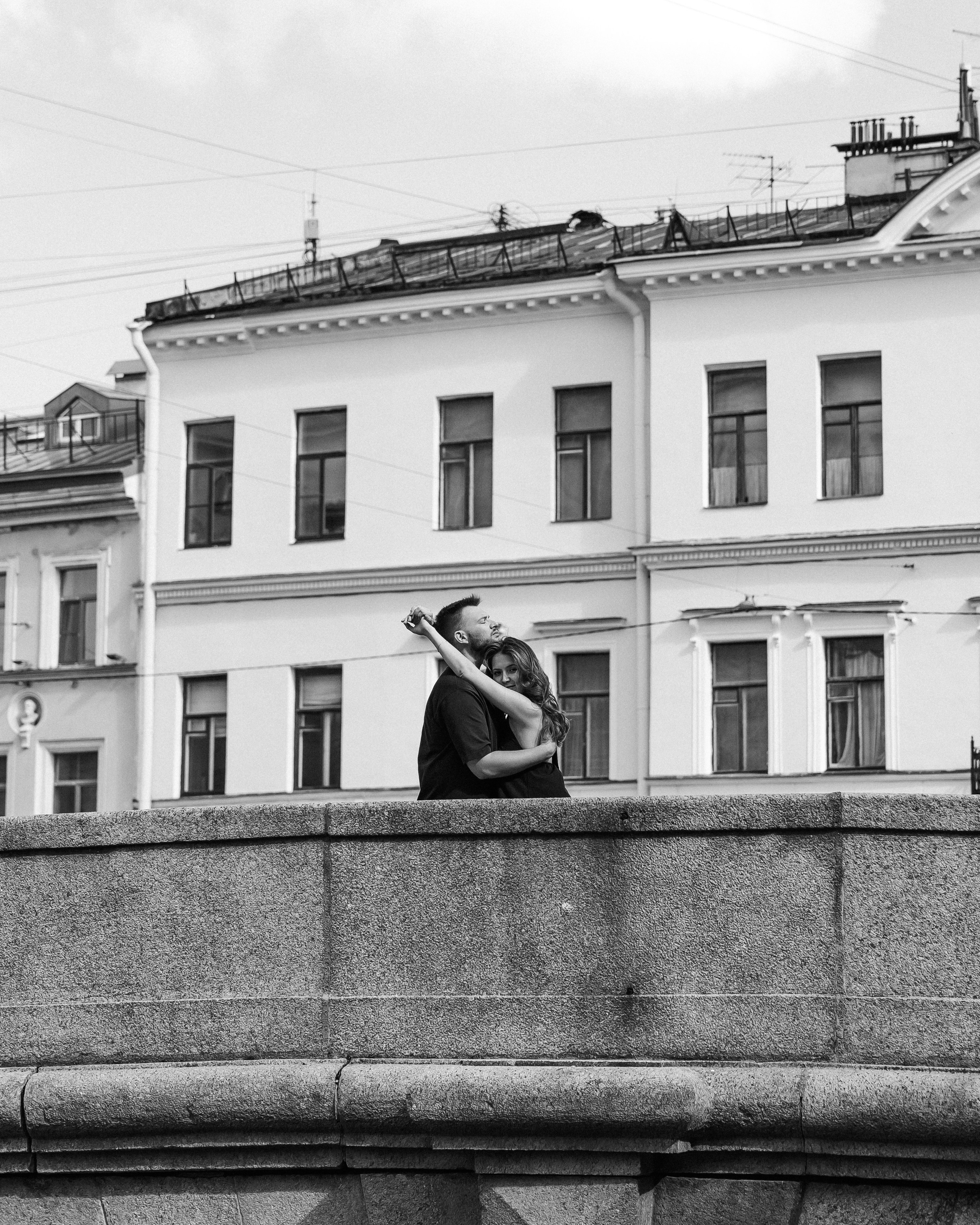 Аделя и Александр у зимней канавки ♥. Фотограф Санкт-Петербург. Аврамова Анастасия