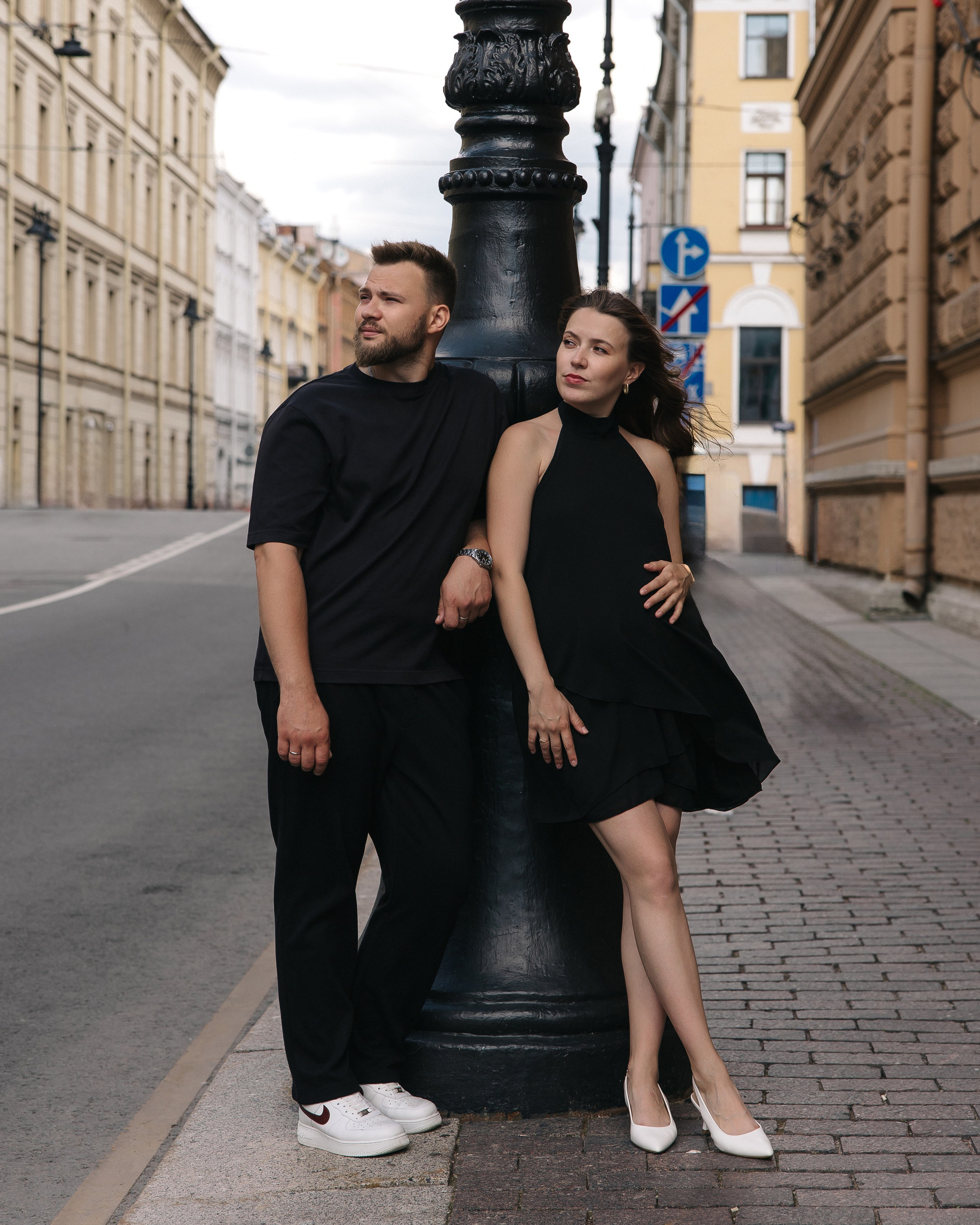 Аделя и Александр у зимней канавки ♥. Фотограф Санкт-Петербург. Аврамова Анастасия